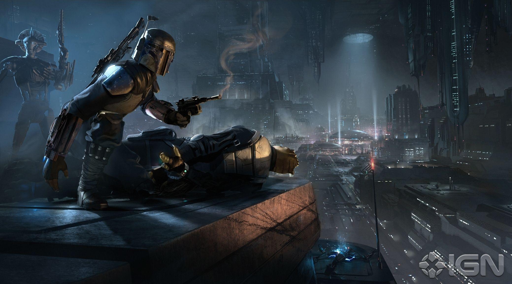 2079x1155 Star Wars 1313: Boba Fett Concept Art and Story Details. Star wars wallpaper, Star wars Star wars art
