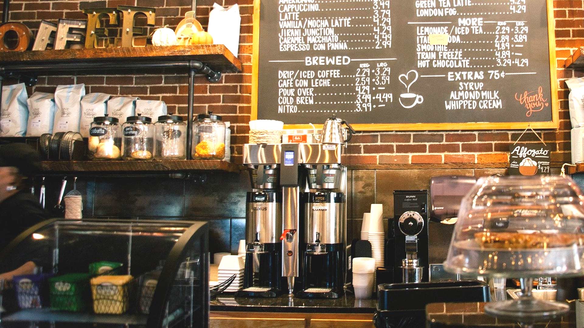 1920x1080 Coffee shop Zoom background free virtual background