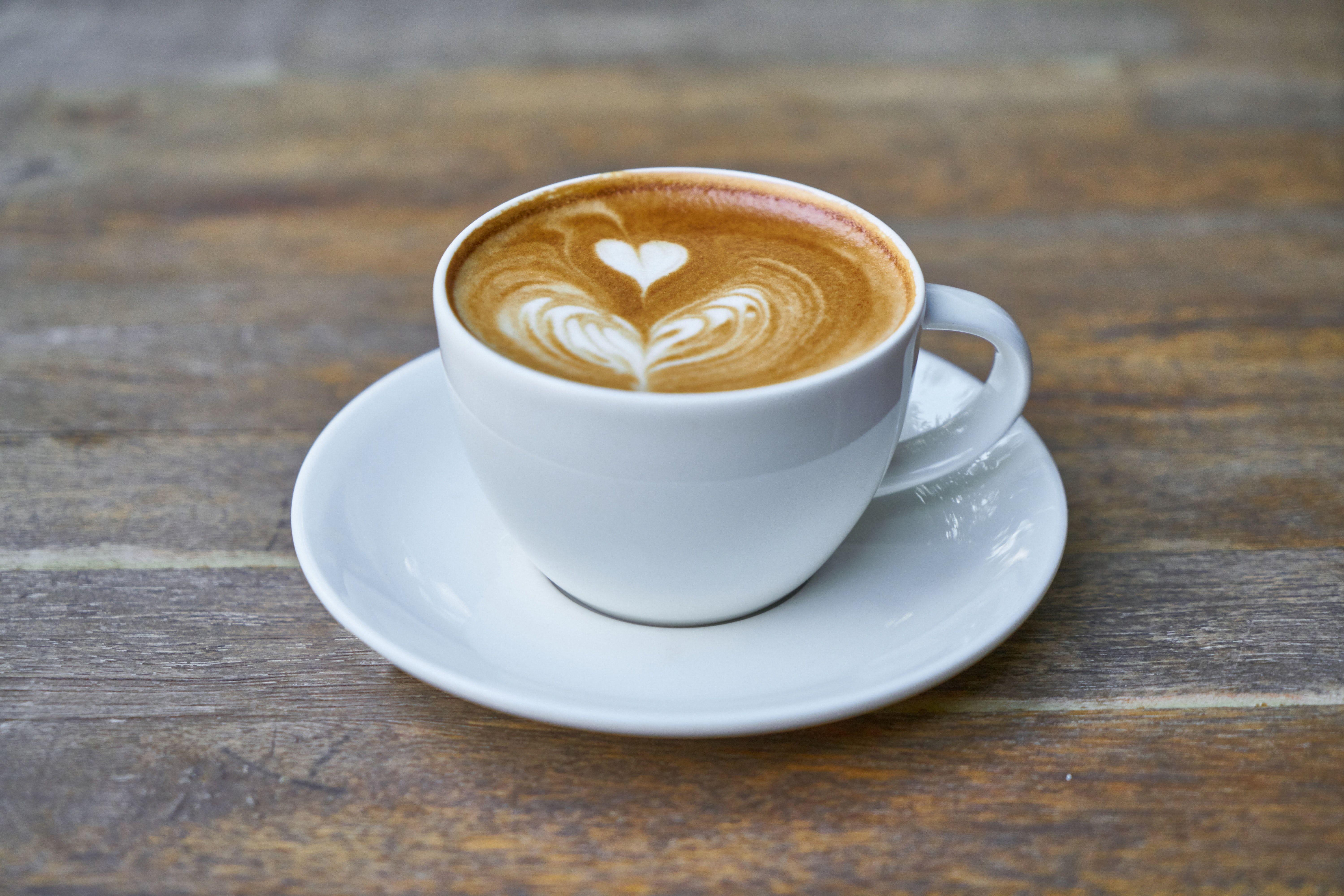 5997x4000 Cup of Heart Latte Art · Free