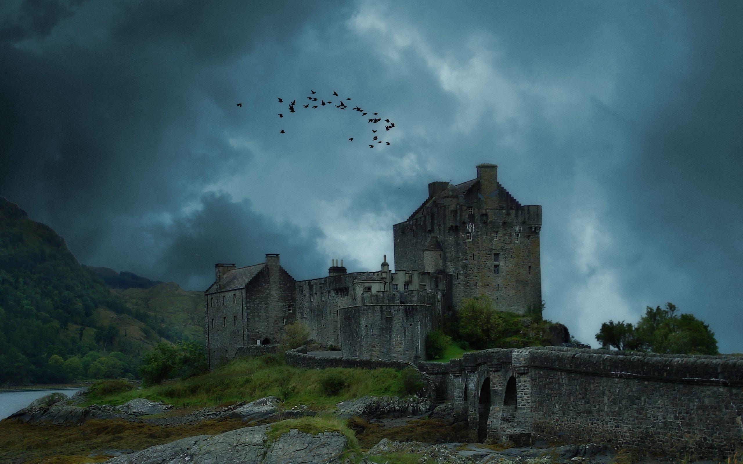 2560x1600 Eilean Donan Castle HD Wallpaper. Background. Castle, Old abandoned buildings, Castle background