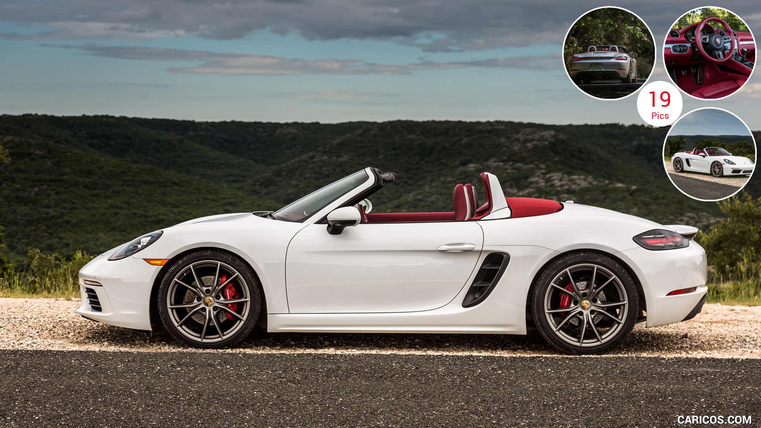 2560x1440 Porsche 718 Boxster S (Color: White; US Spec). HD