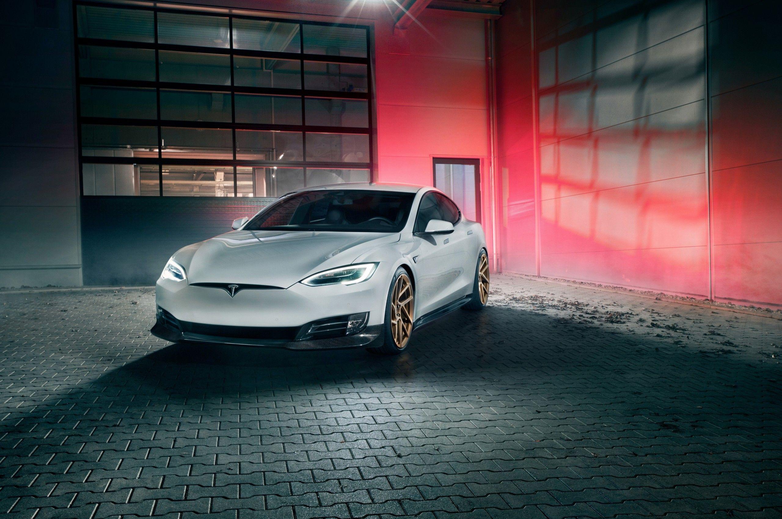 2560x1700 Download 2560x1700 Tesla Model S By Novitec, White, Cars Wallpaper for Chromebook Pixel