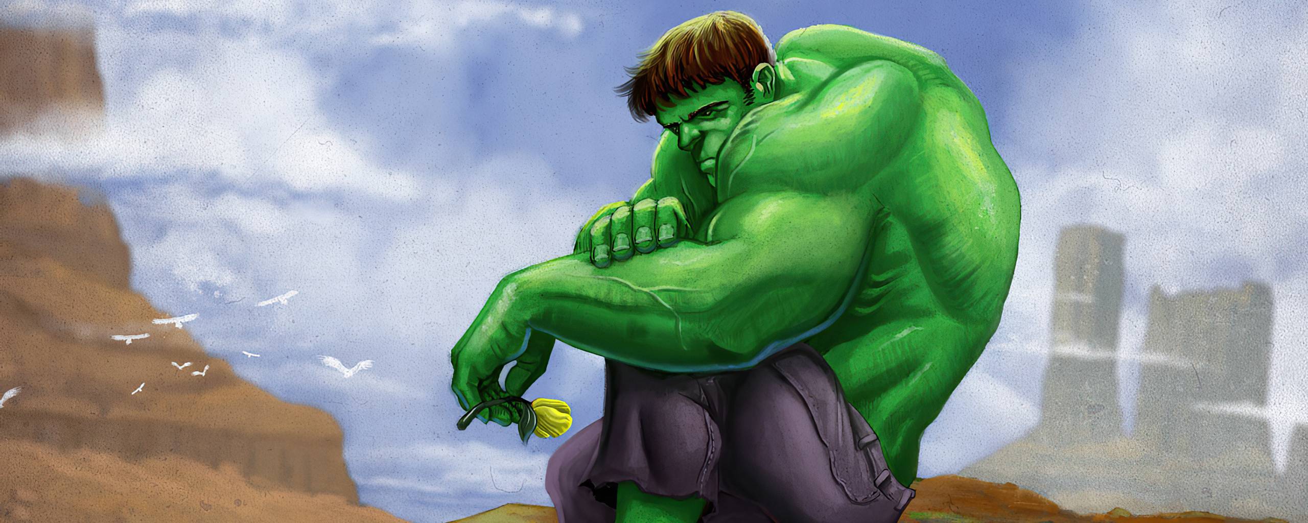 2560x1024 Sad Hulk Marvel Comic 2560x1024 Resolution Wallpaper, HD Superheroes 4K Wallpaper, Image, Photo and Background