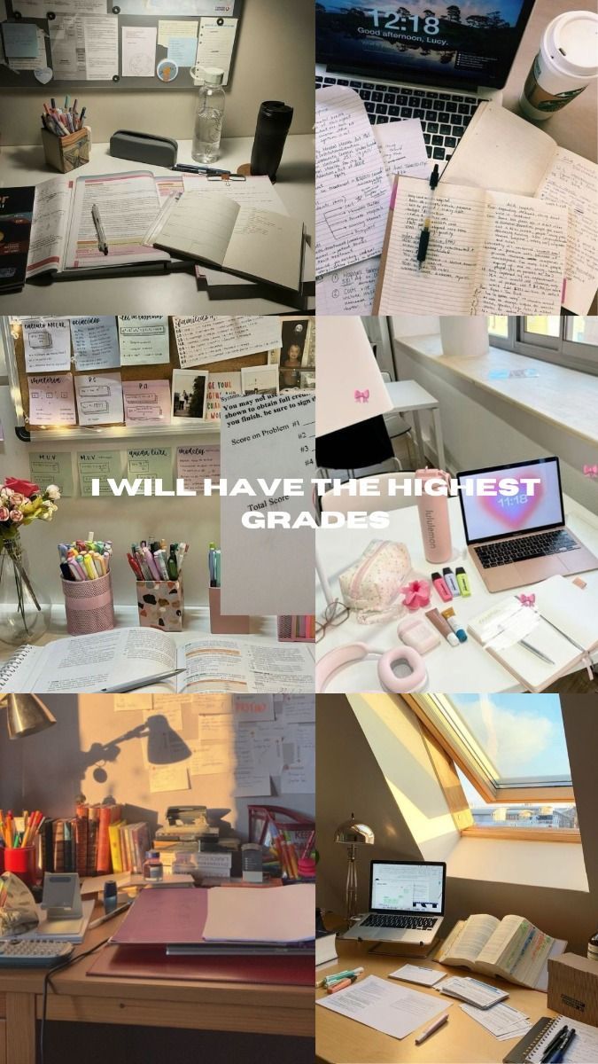 675x1200 study aesthetic vision board phone wallpaper