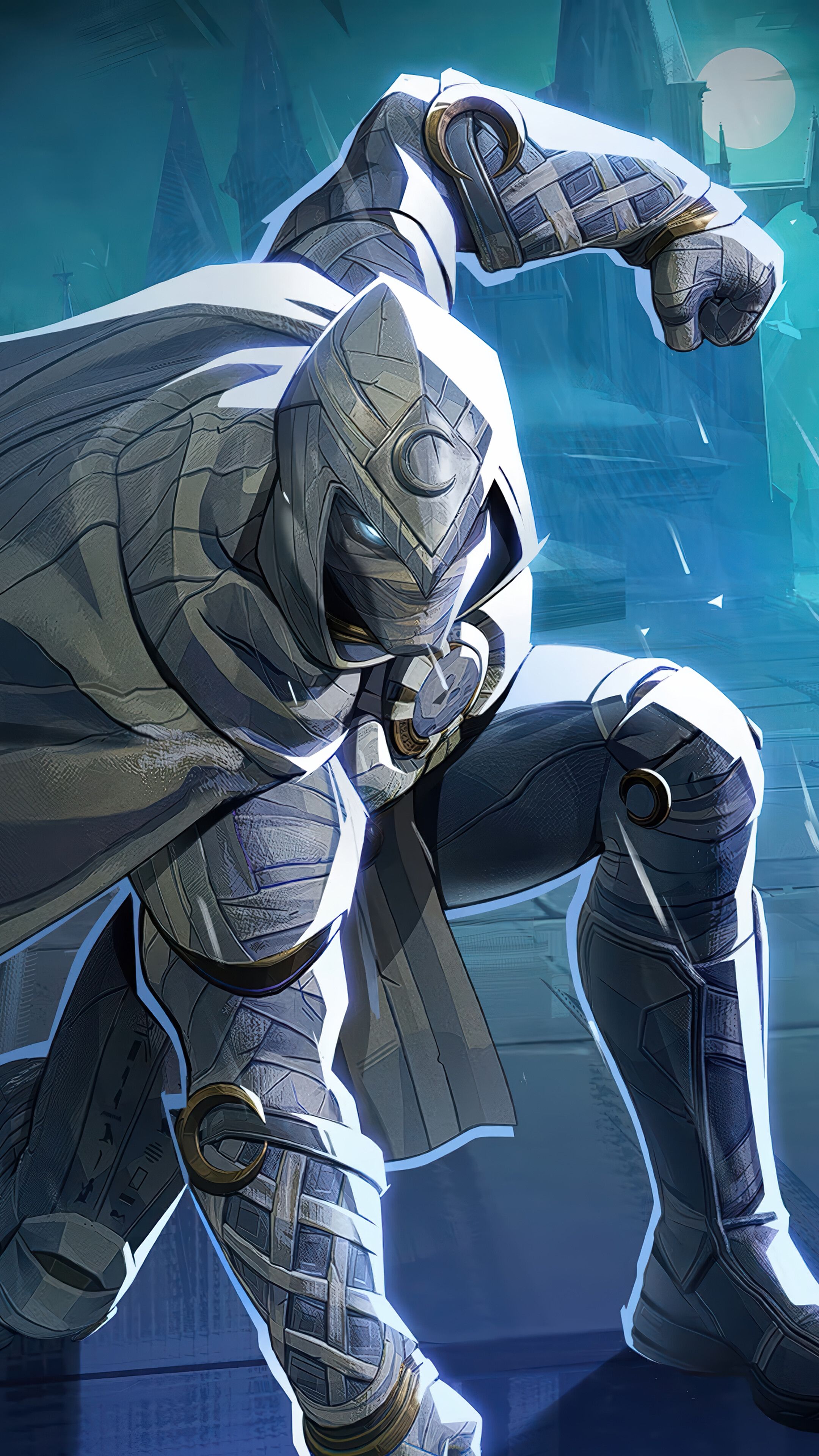 2160x3840 Moon Knight Marvel Rivals Fist of Vengeance Wallpaper 4K HD PC