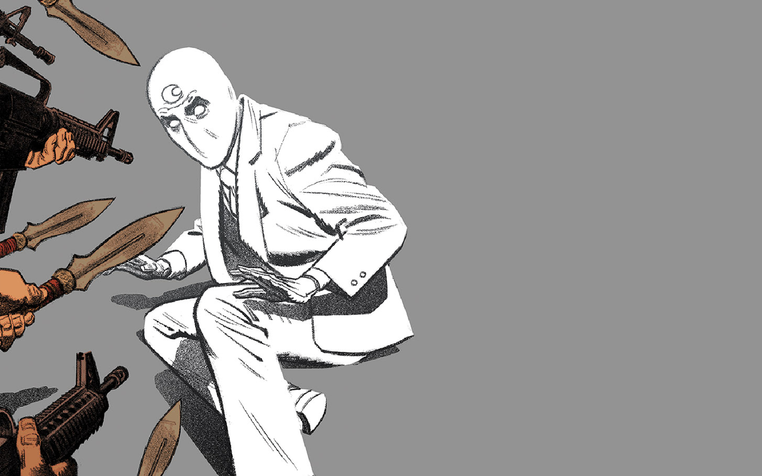 2560x1600 Moon Knight Comic Art Mr Knight Wallpaper, HD Superheroes 4K Wallpaper, Image and Background