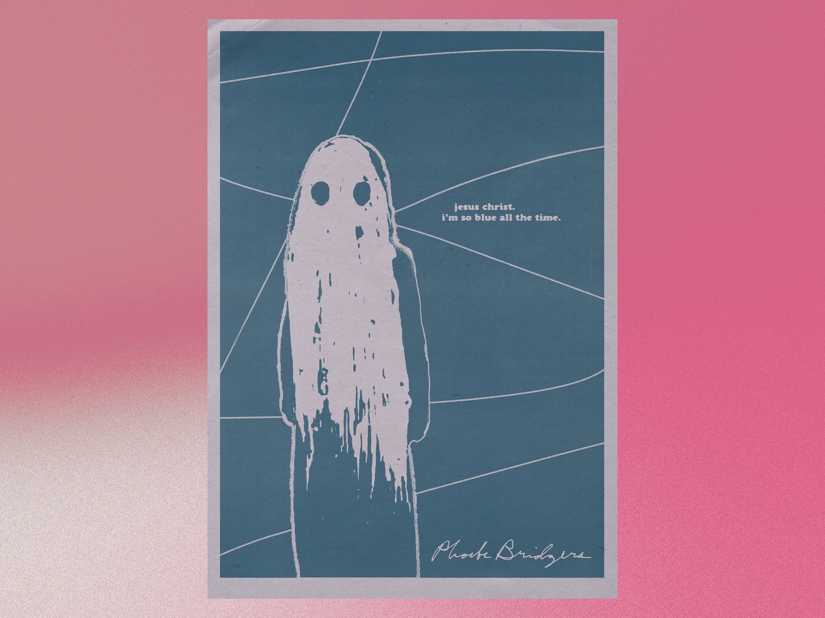 2700x2025 Phoebe Bridgers. PRINTABLE DIGITAL DOWNLOAD. Stranger in the Alps Music Poster