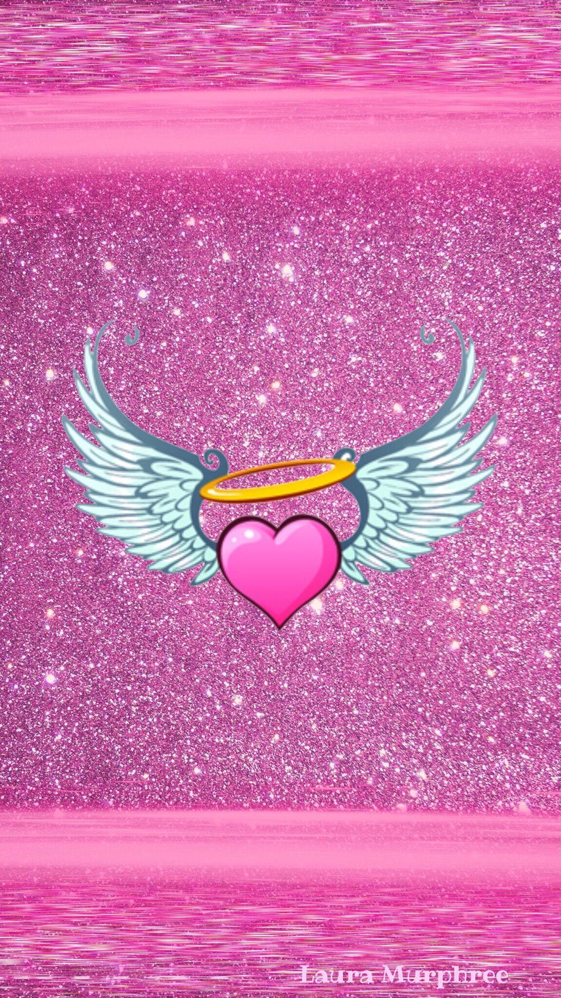 1152x2048 Heart With Wings Wallpaper