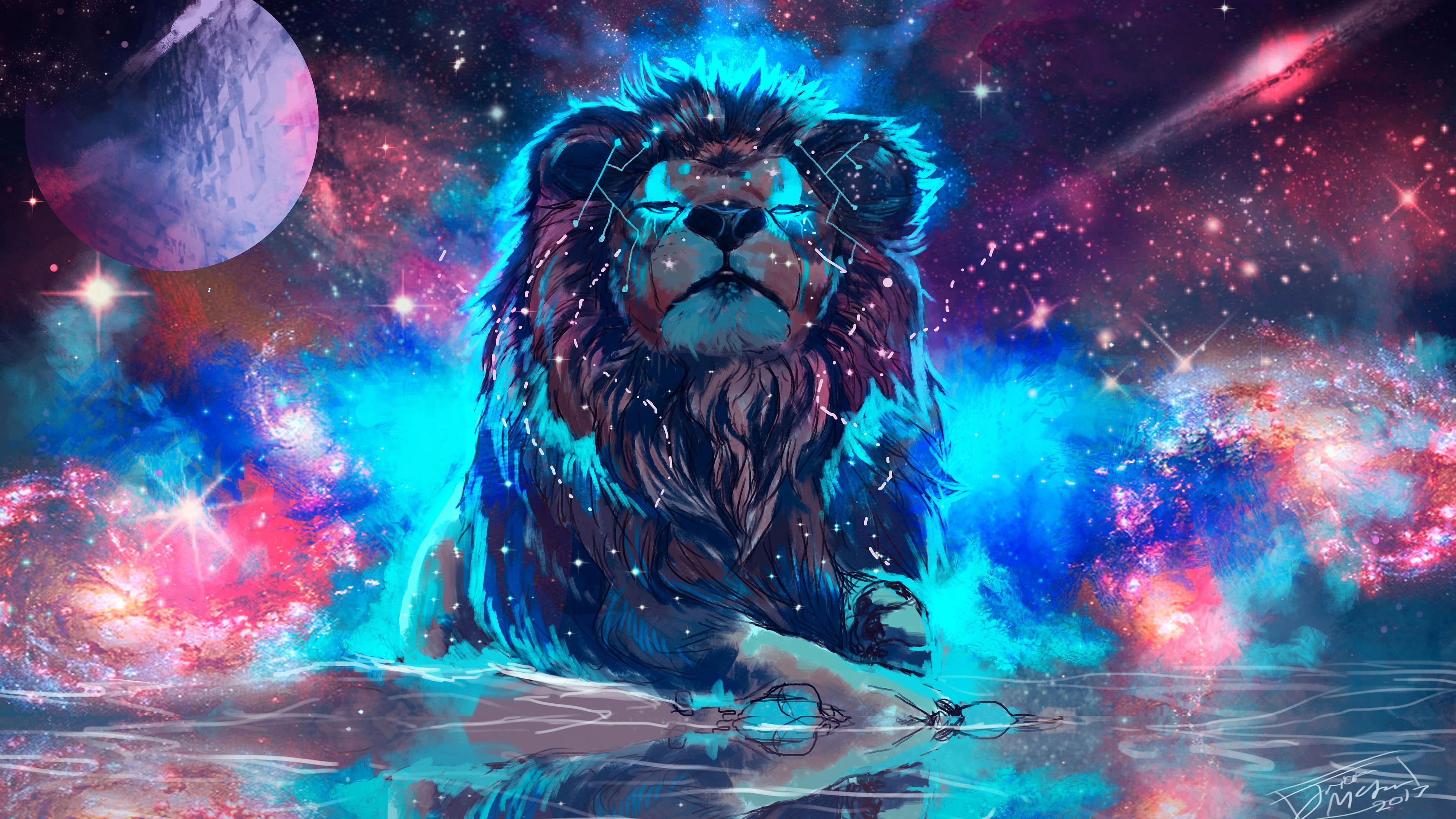 3840x2160 Lion Wallpaper HD