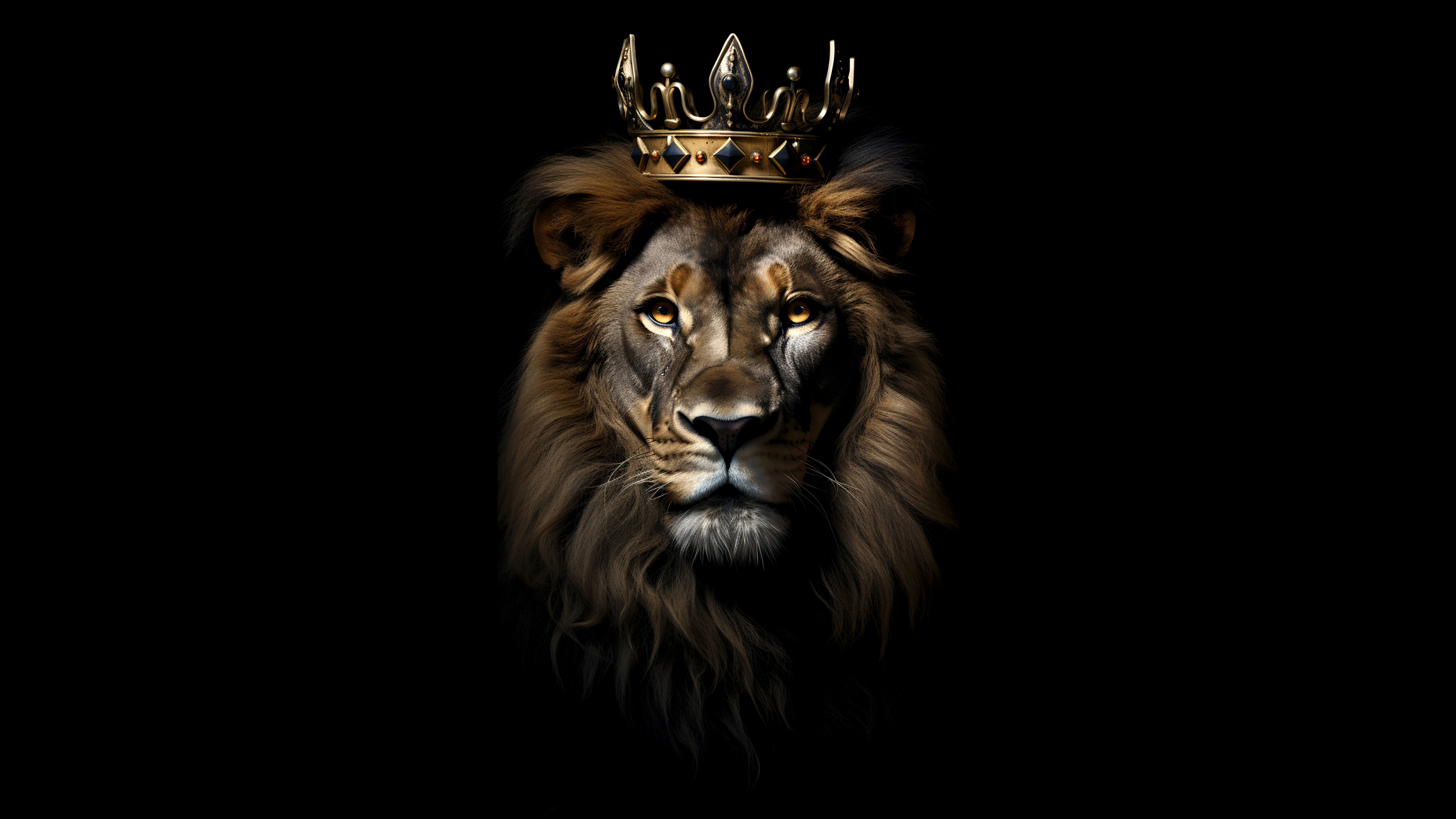 7680x4320 Lion Wallpaper and Background