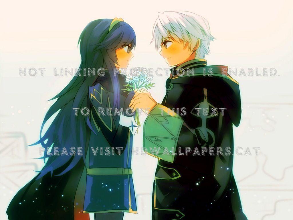 1024x768 lucina & rufure girl cute together fire boy