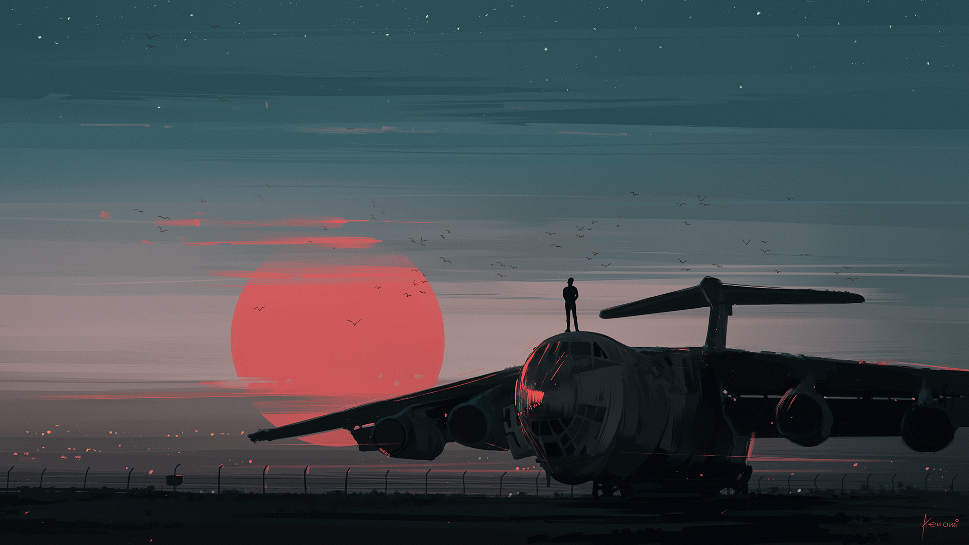 1920x1080 Abandoned AirSpace Post Apocalypse (1920x1080)