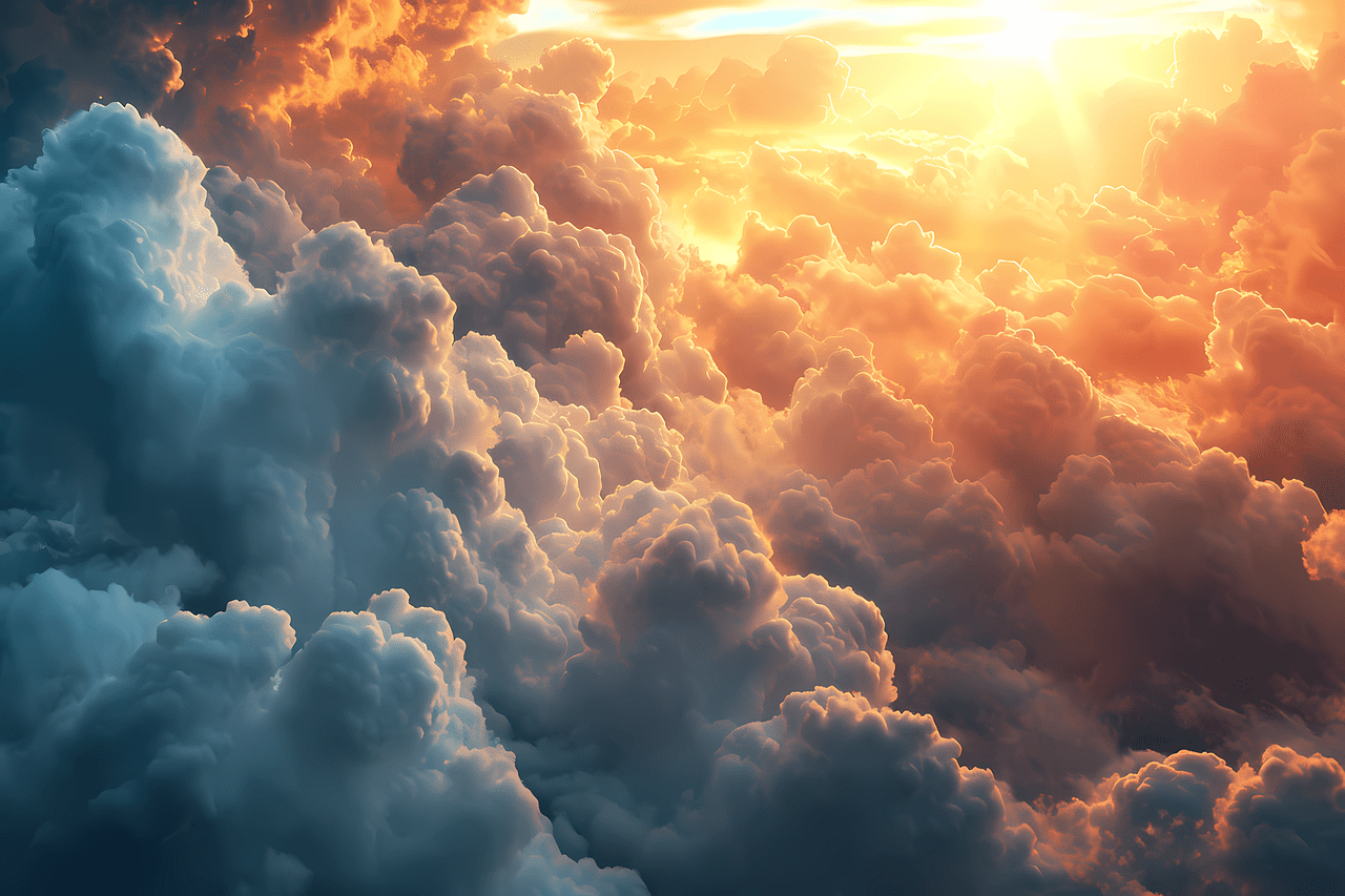 1280x853 Download Sky Airspace Clouds. Royalty Free Stock Illustration Image