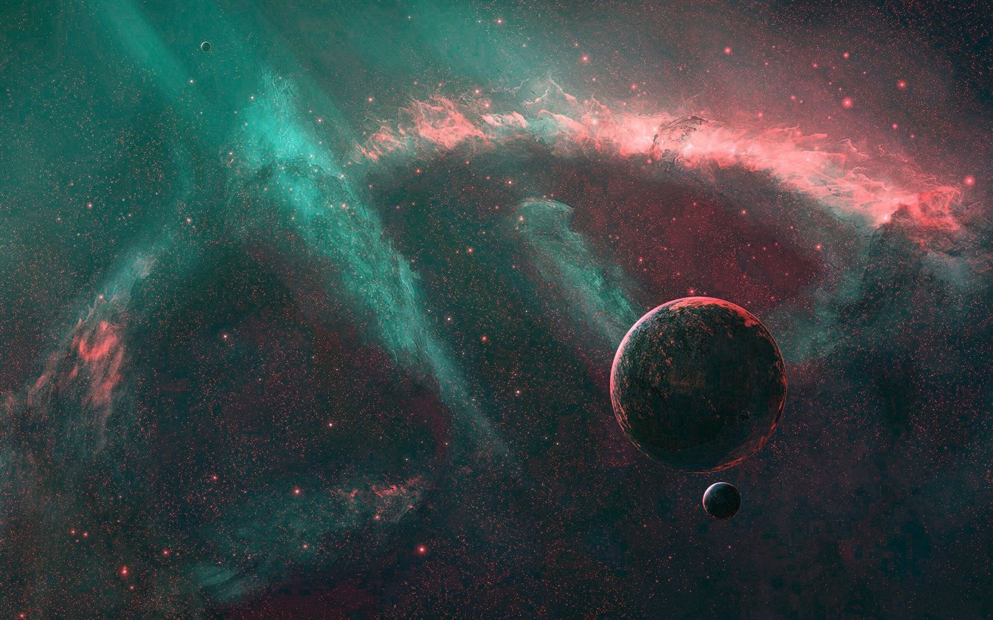 1440x900 Fantasy space MacBook Air Wallpaper Download