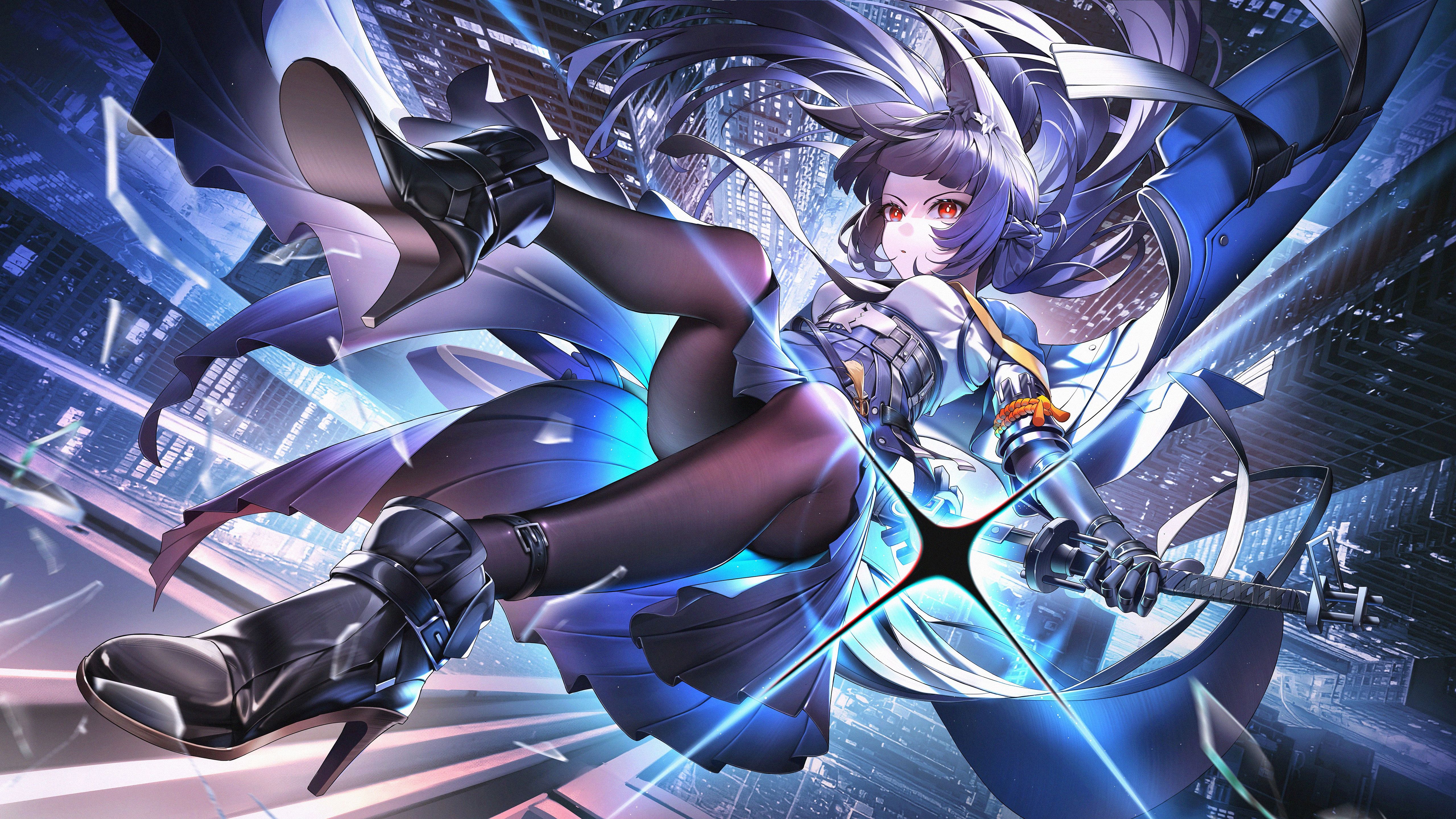 5120x2880 Hoshimi Miyabi Wallpaper 4K, Zenless Zone Zero, 5K