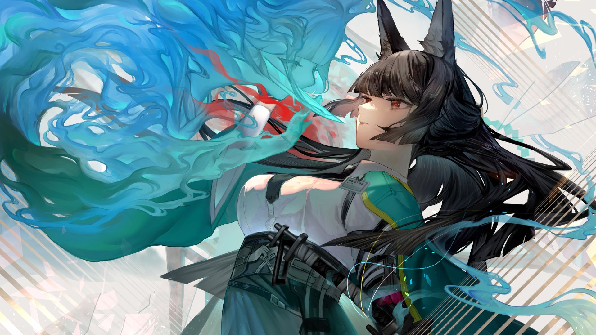 1920x1080 Hoshimi Miyabi. Desktop wallpaper. 1920x1080