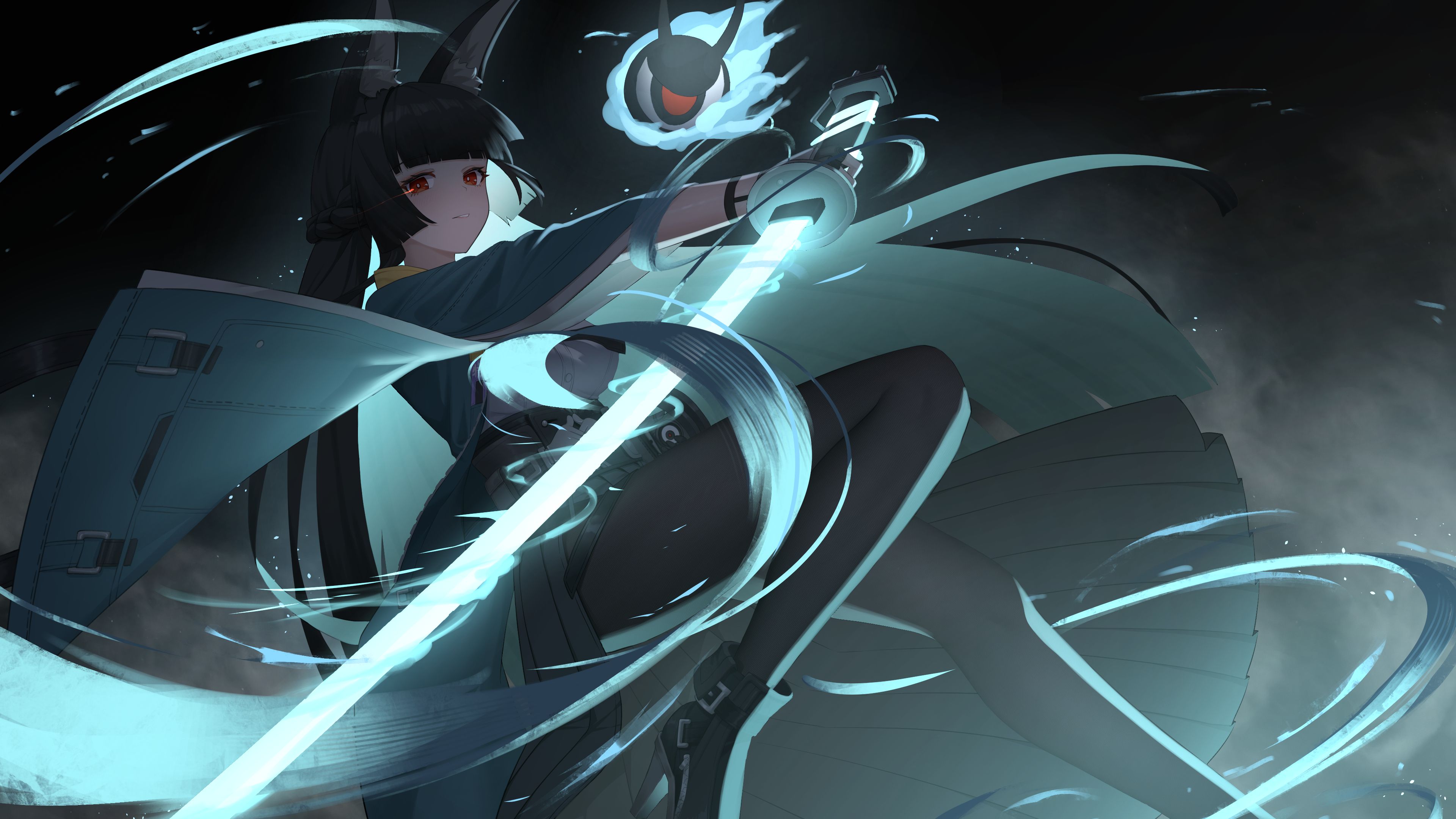 3840x2160 Hoshimi Miyabi Zone Zero Wallpaper by 柠Juice Anime Image Board