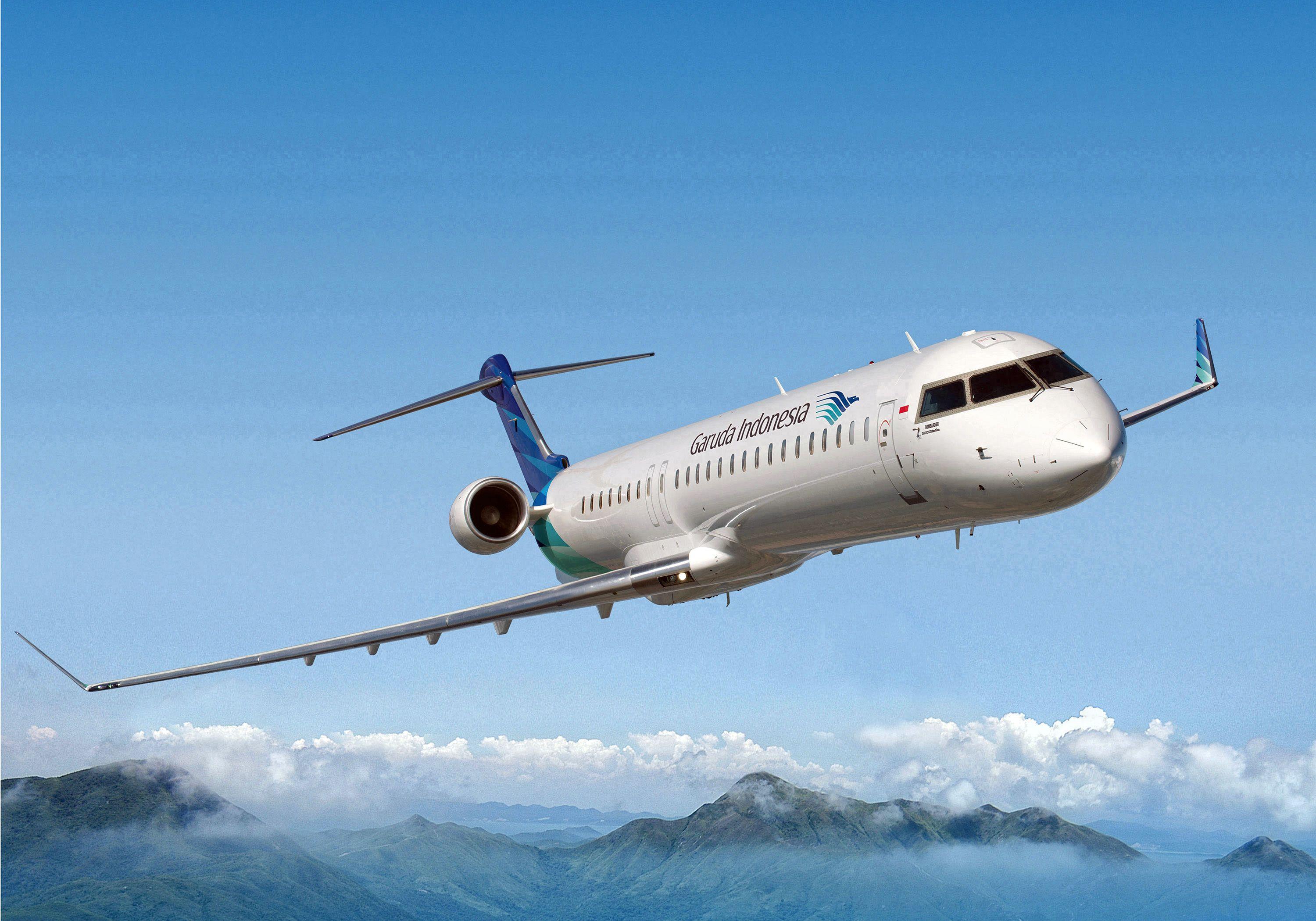 3000x2100 Garuda Indonesia. Bombardier CRJ1000 NextGen. Fly