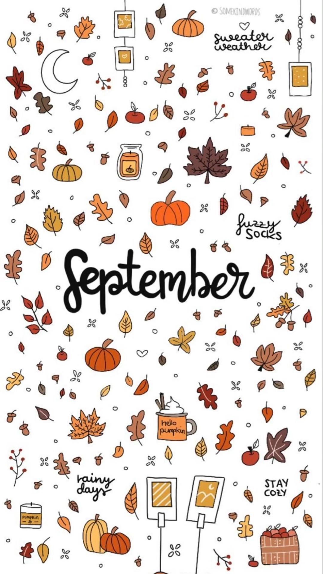 1080x1920 Cute September Wallpaper