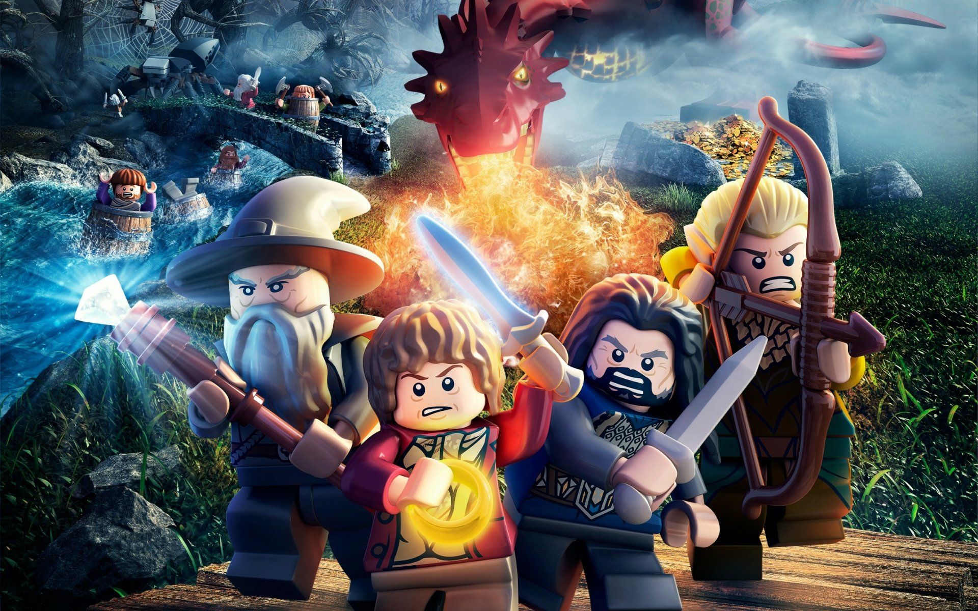 1920x1200 LEGO The Hobbit HD Wallpaper
