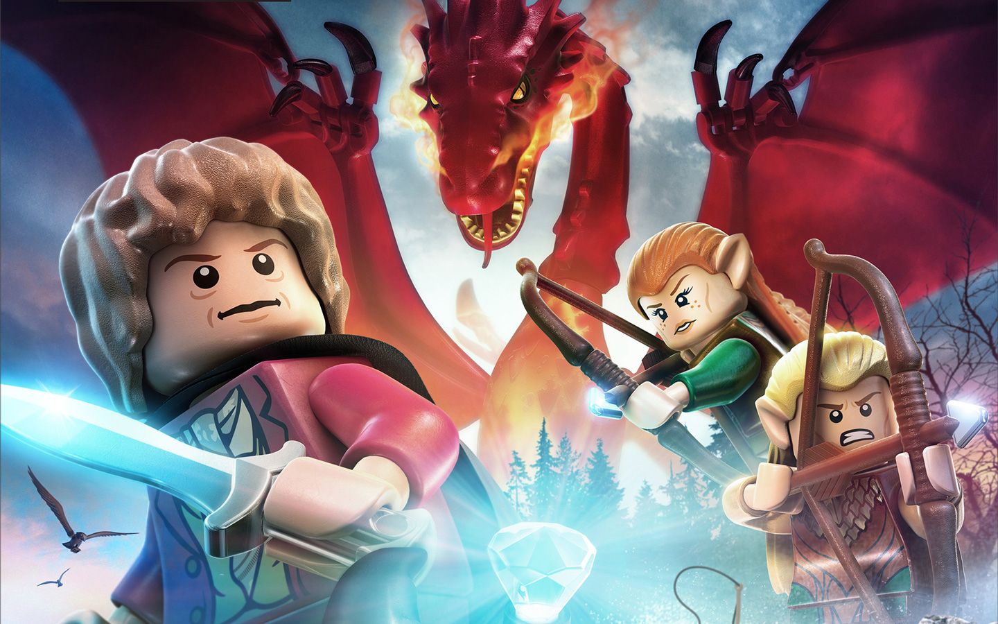 1440x900 Lego Hobbit Wallpaper