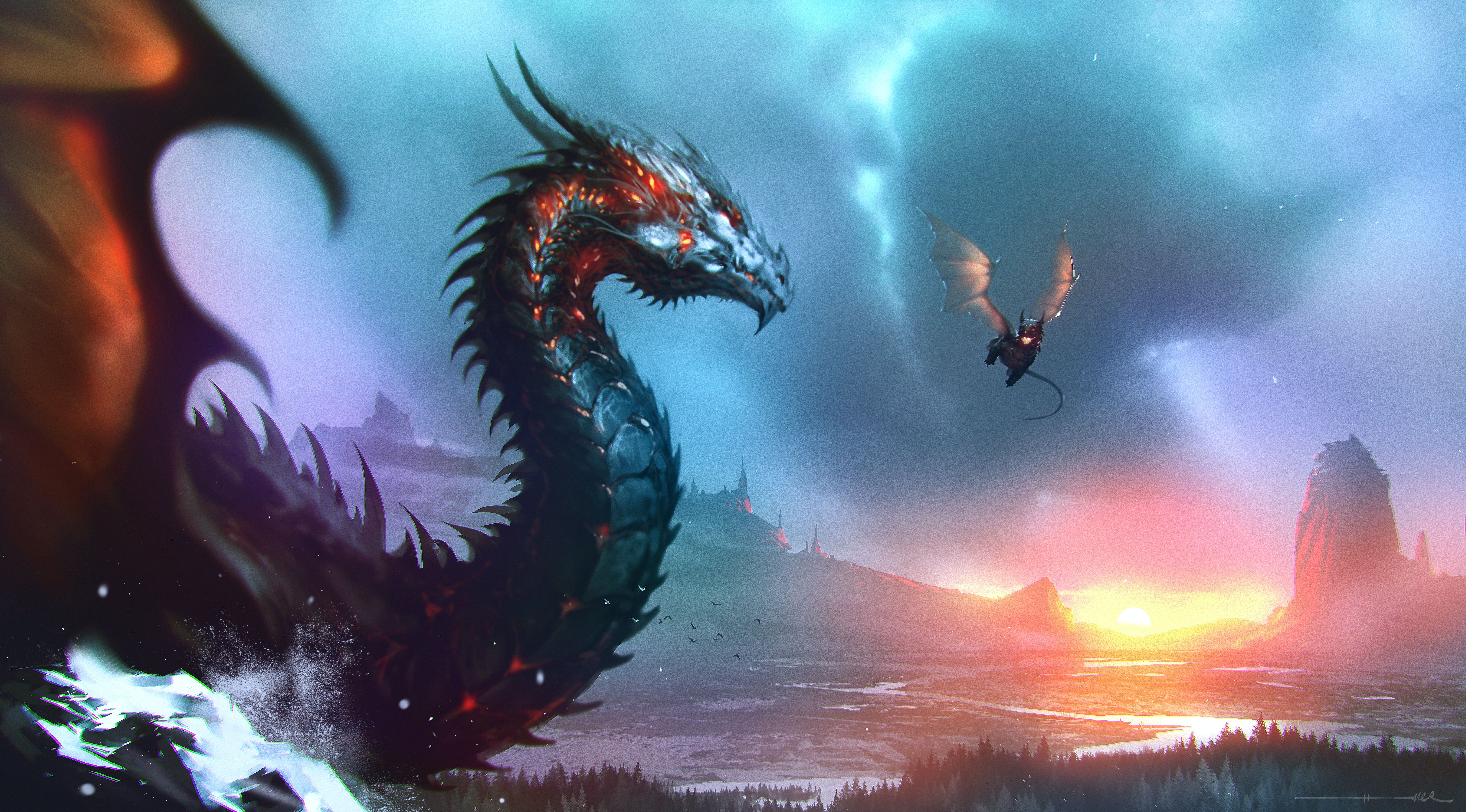 8150x4517 Dragon 8k Wallpaper