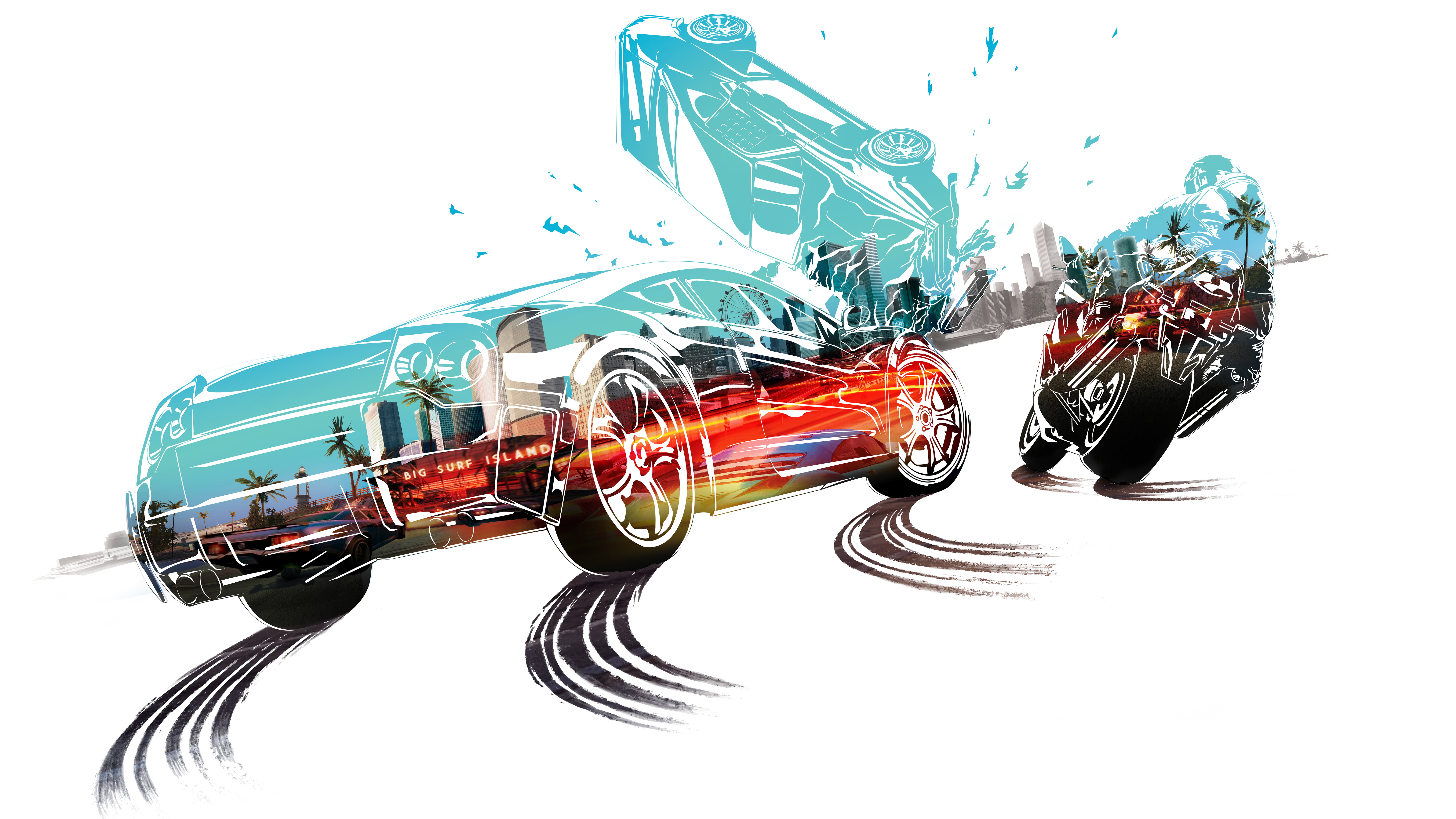 7680x4320 Video game screenshot, Burnout Paradise, 4K, 8K HD wallpaper