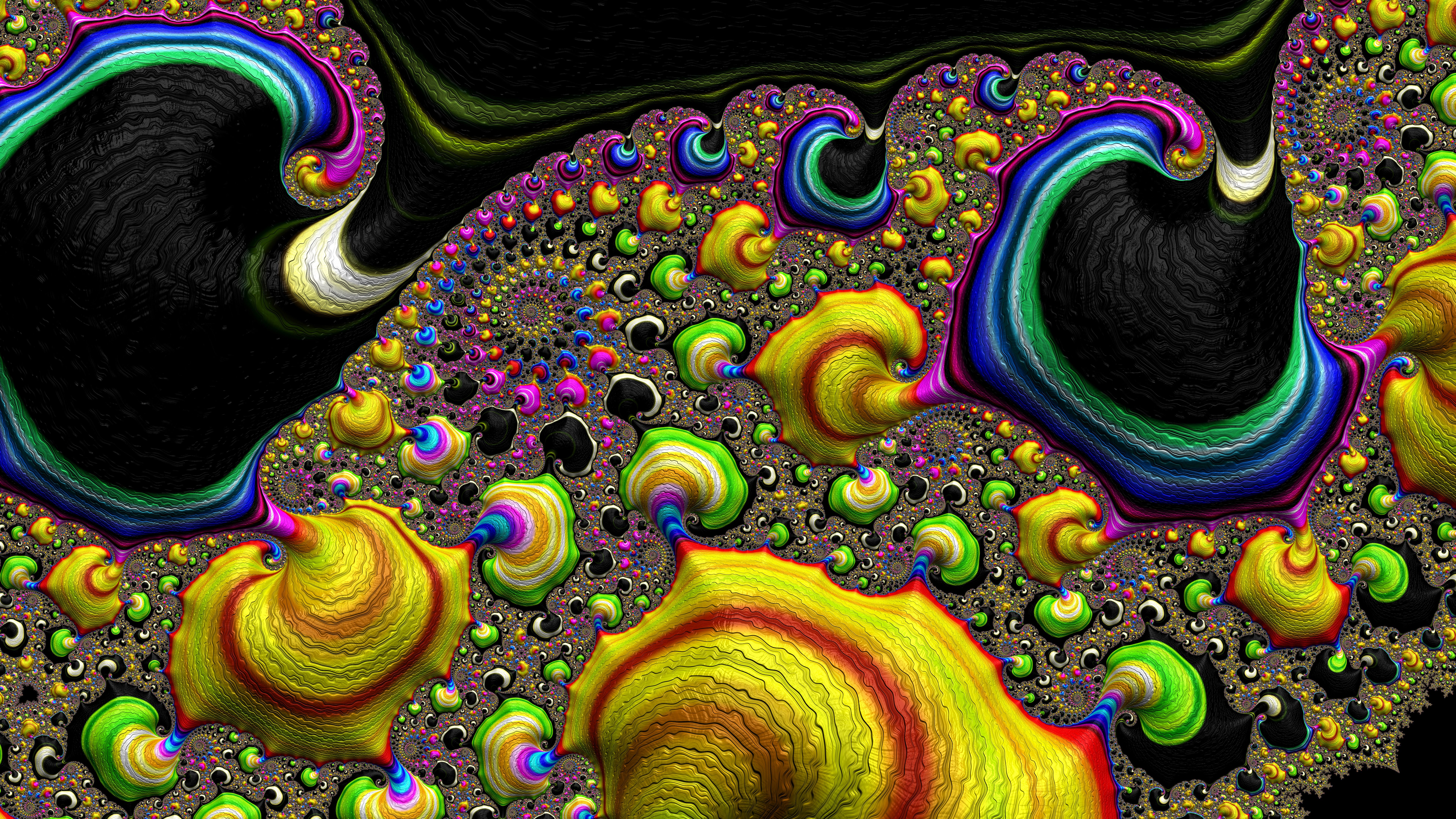 7680x4320 8k Trippy Psychedelic Fractal Wallpaper By Dr Penx4320