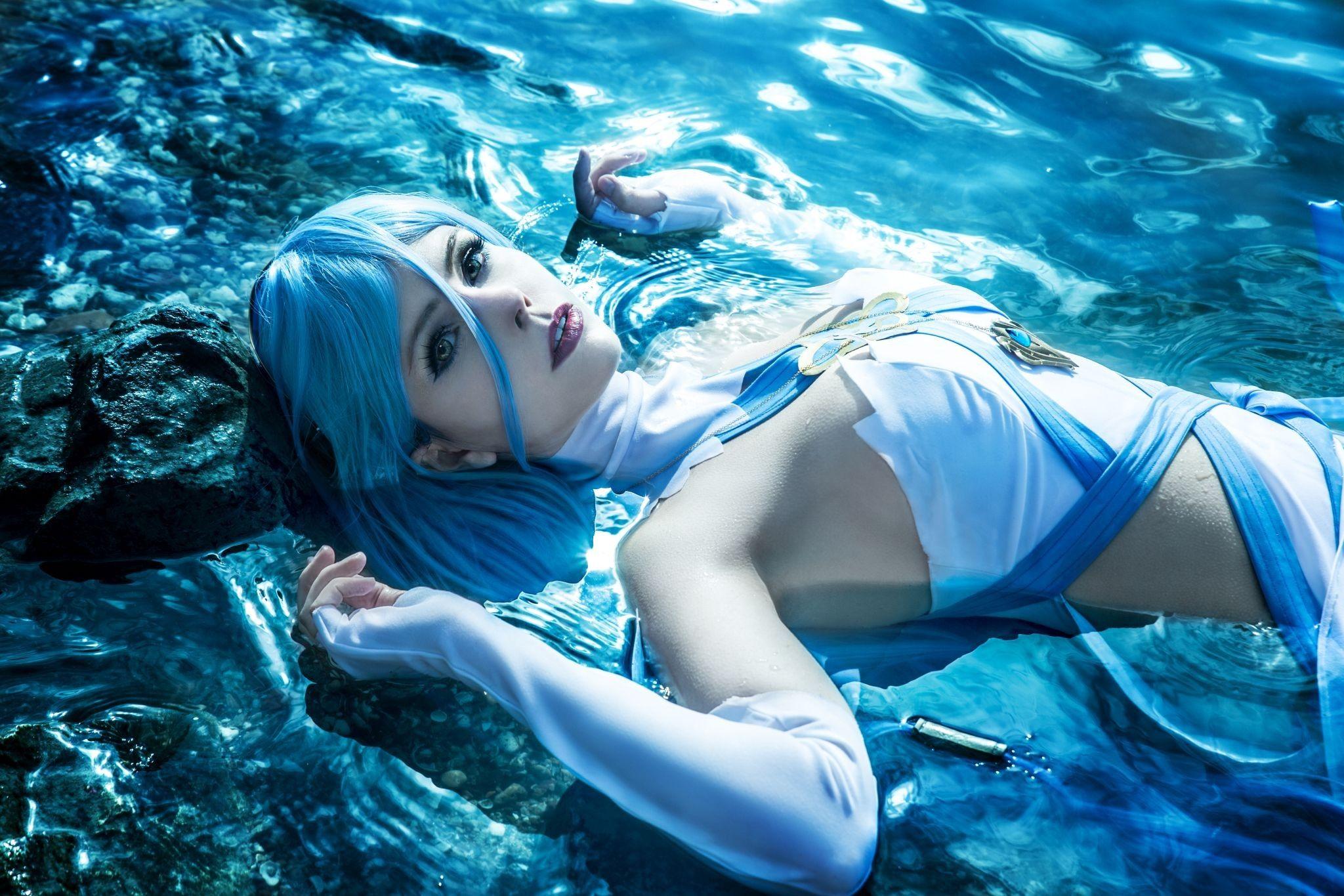 2048x1365 Azura Fire Emblem Cosplay, HD Girls, 4k Wallpaper, Image, Background, Photo and Picture