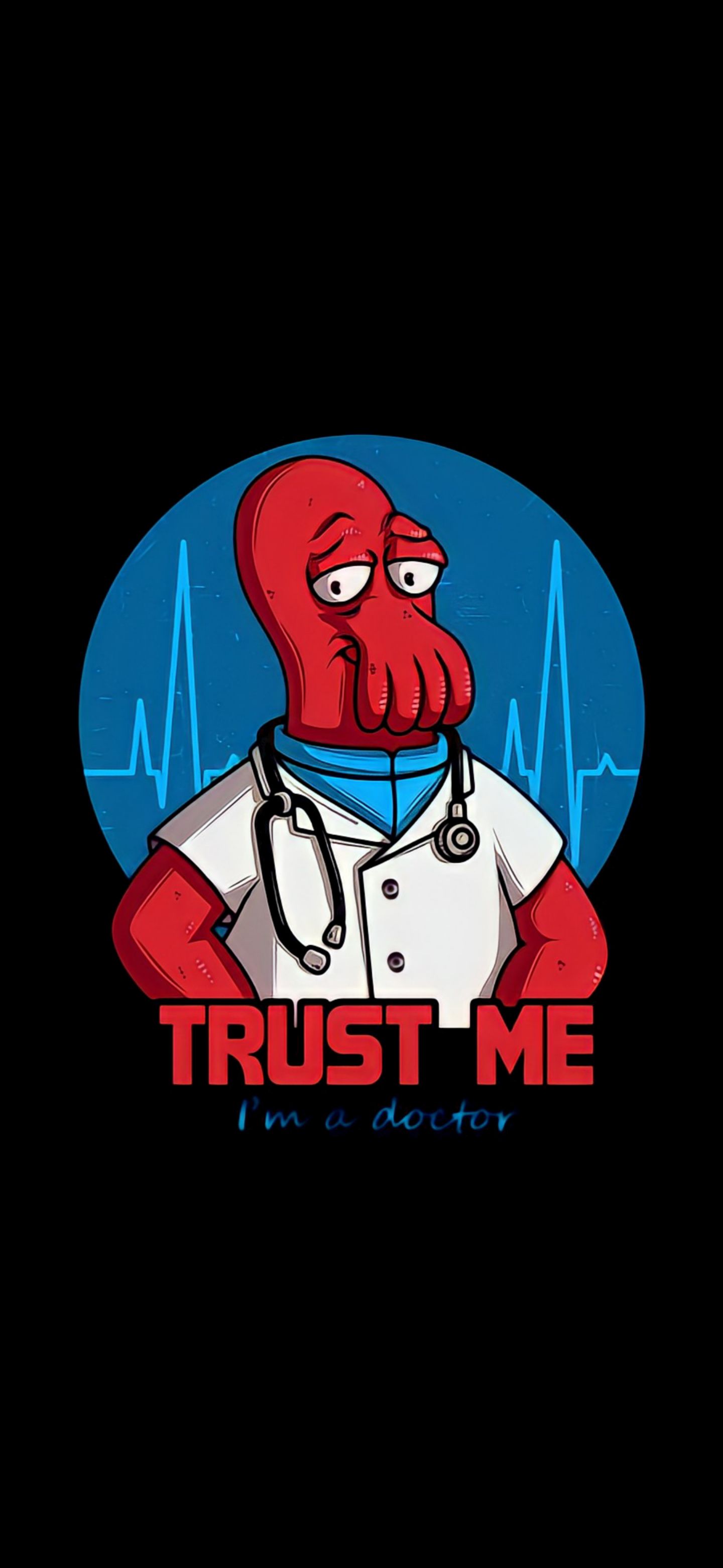 1440x3120 Dr. Zoidberg Wallpaper