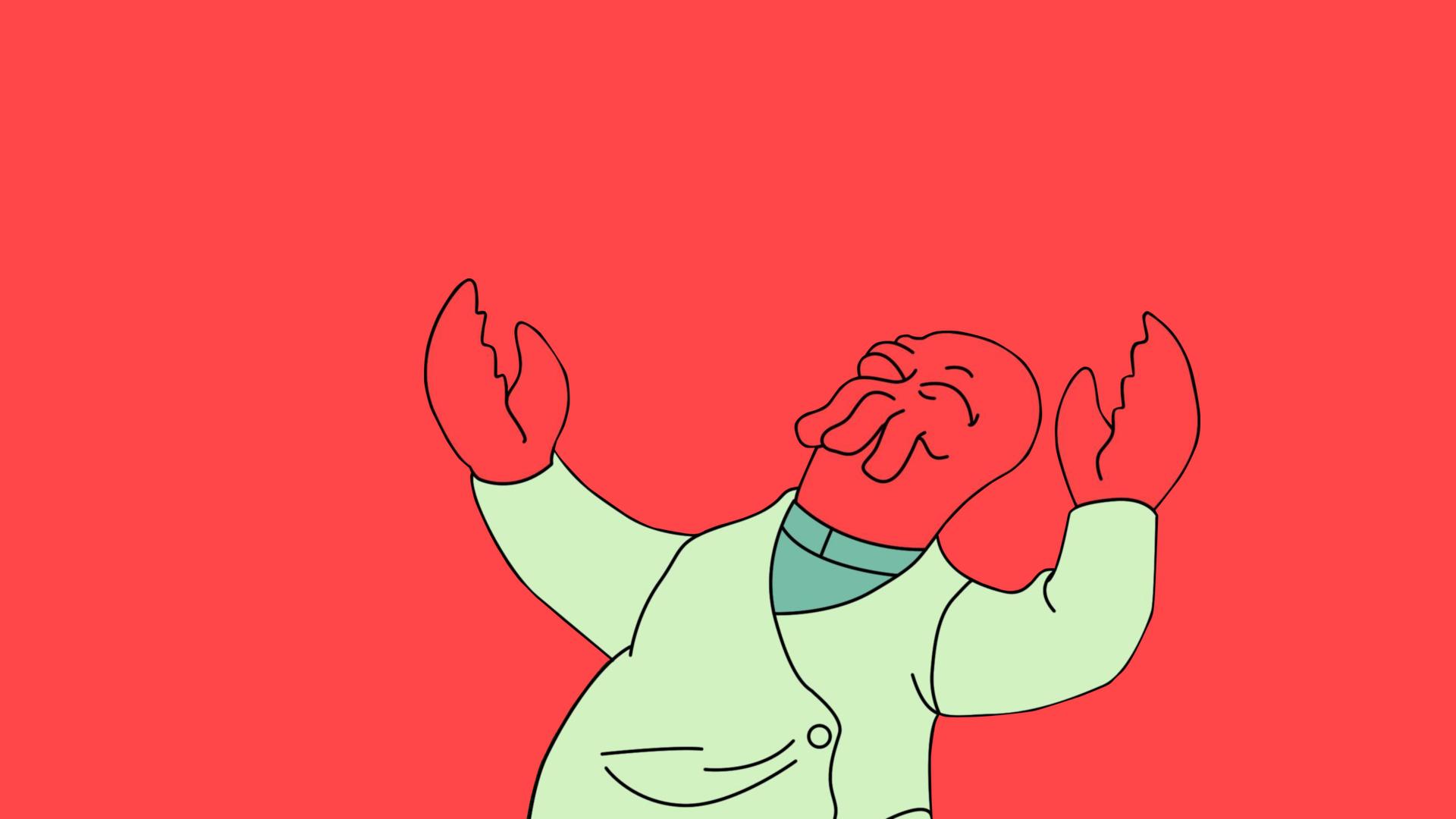 1920x1080 I've made a simple Dr. zoidberg desktop background