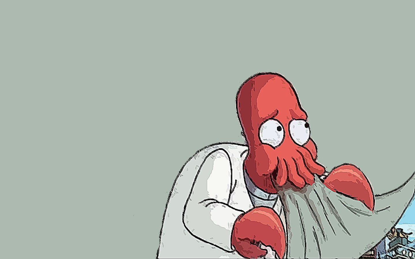1440x900 Red octopus Futurama digital wallpaper, Zoidberg, Futurama HD wallpaper