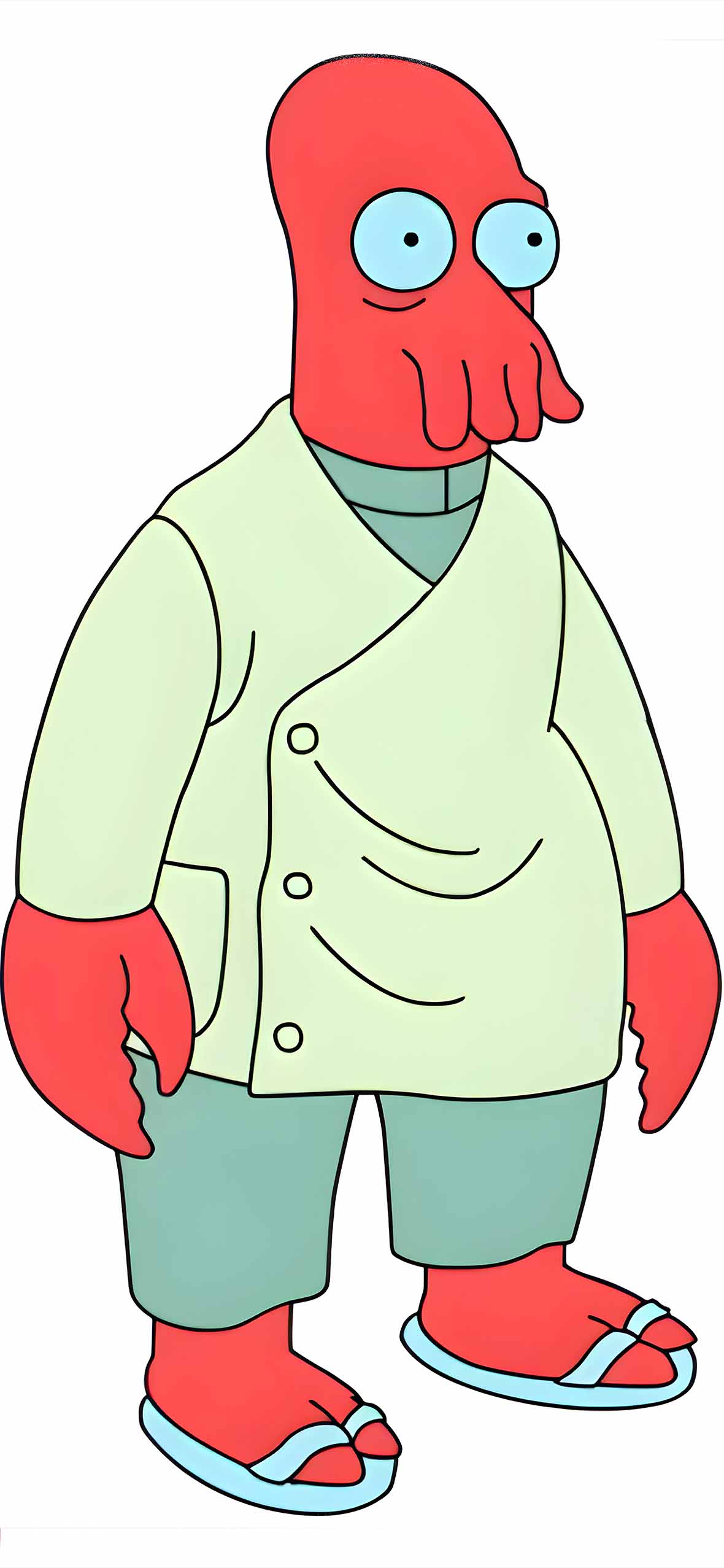 1180x2554 Dr. Zoidberg Futurama Cartoon Character Wallpaper