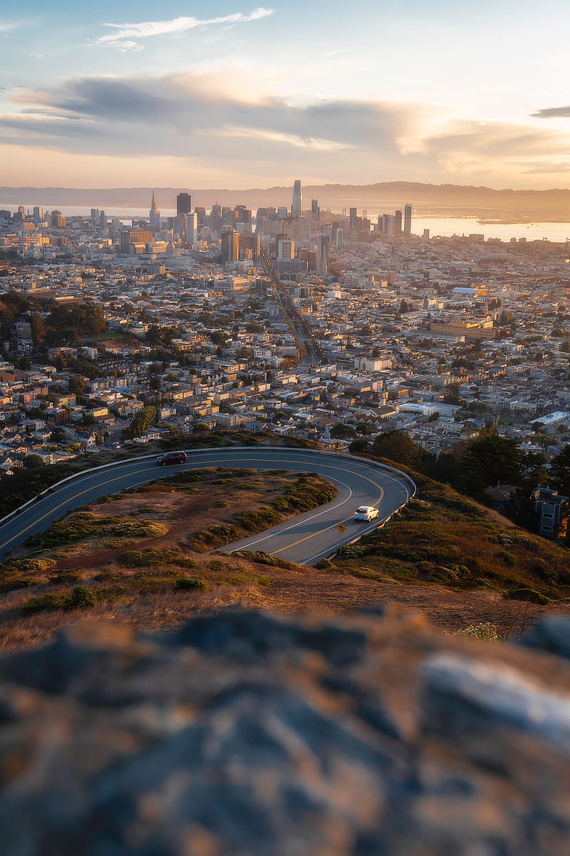 800x1200 City, aerial view, overview, san francisco, california, usa, HD phone wallpaper