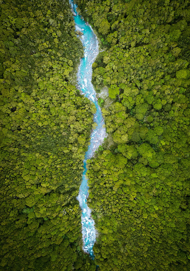 800x1142 Waterfall, forest, lake, landscape, nature, river, sea, HD wallpaper