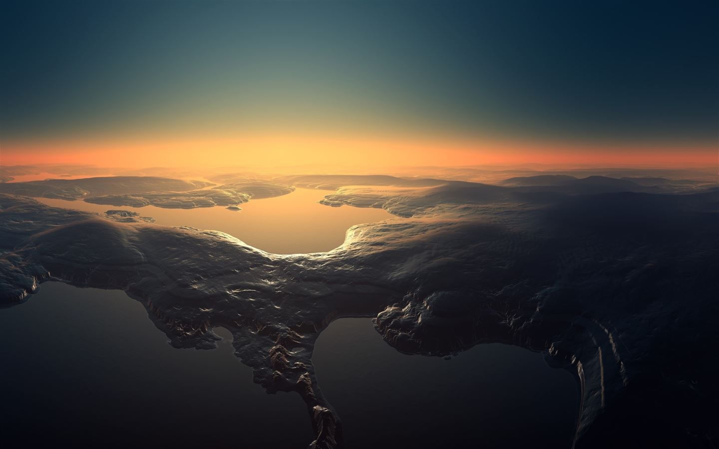1440x900 3D Scenery MacBook Air Wallpaper Download