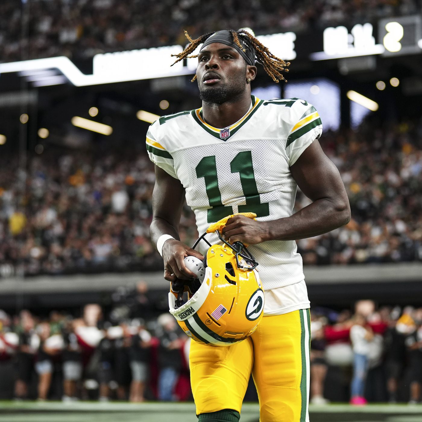 1400x1400 Jayden Reed Green Bay Packers Wallpaper