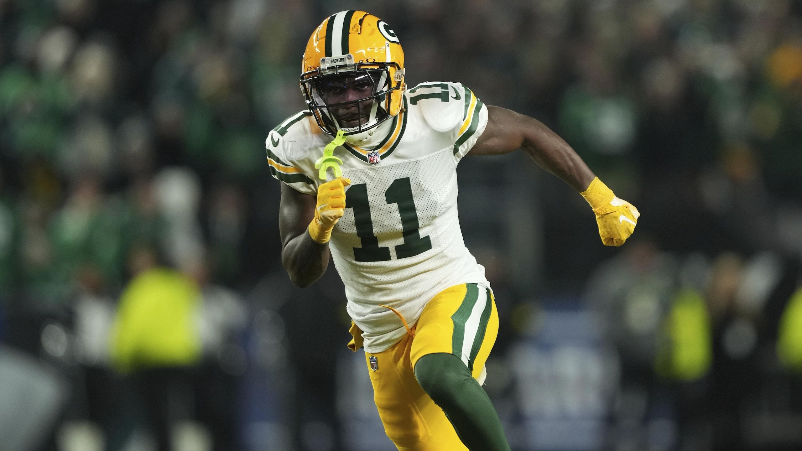 2560x1440 Packers' Jayden Reed to Miss 'A Lot of Time' After Suffering Broken Collarbone Injury