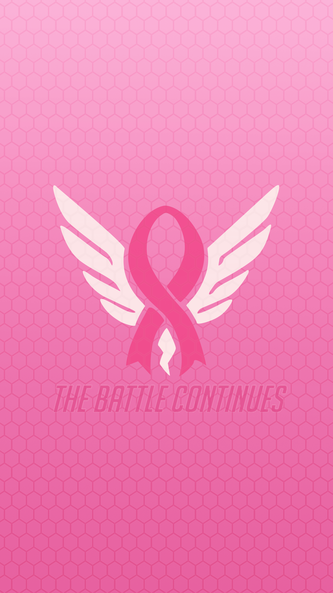 1080x1920 Pink Ribbon Mercy Phone Wallpaper