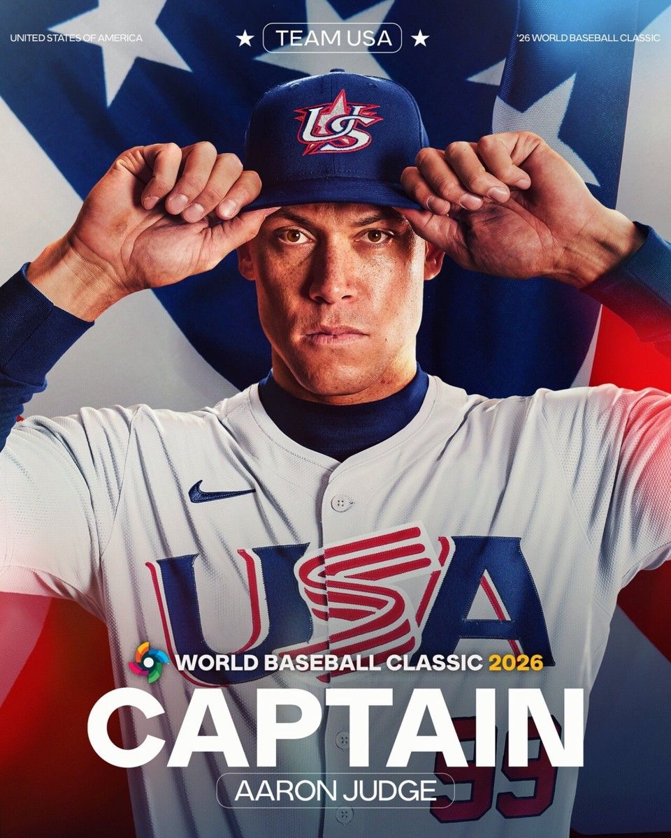 960x1200 Aaron Judge 8x10 photo New York Yankees World Baseball Classic Captain USA MLB