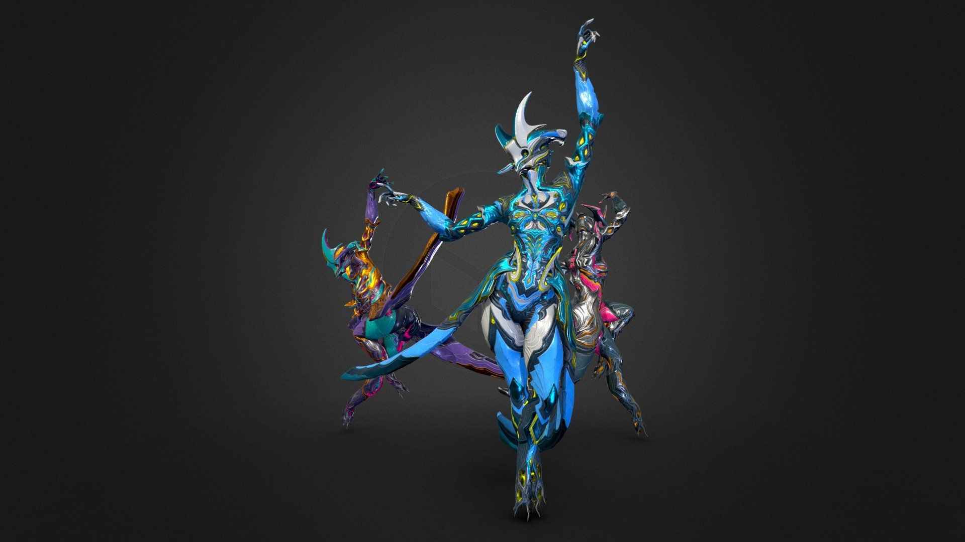 1920x1080 Warframe Wisp Bautta model by mdreed [9307f9d]