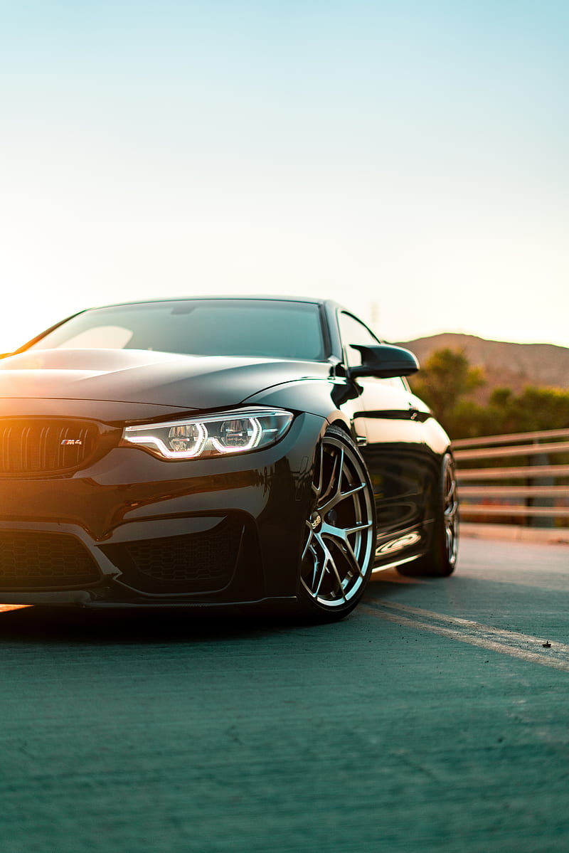 800x1199 Bmw m bmw, car, front view, headlight, black, HD phone wallpaper