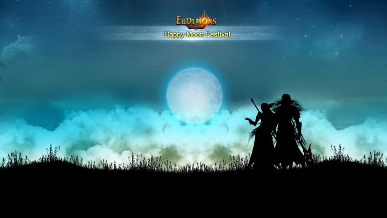1244x700 EUDEMONS ONLINE mmo rpg fantasy moon autumn wallpaperx1080