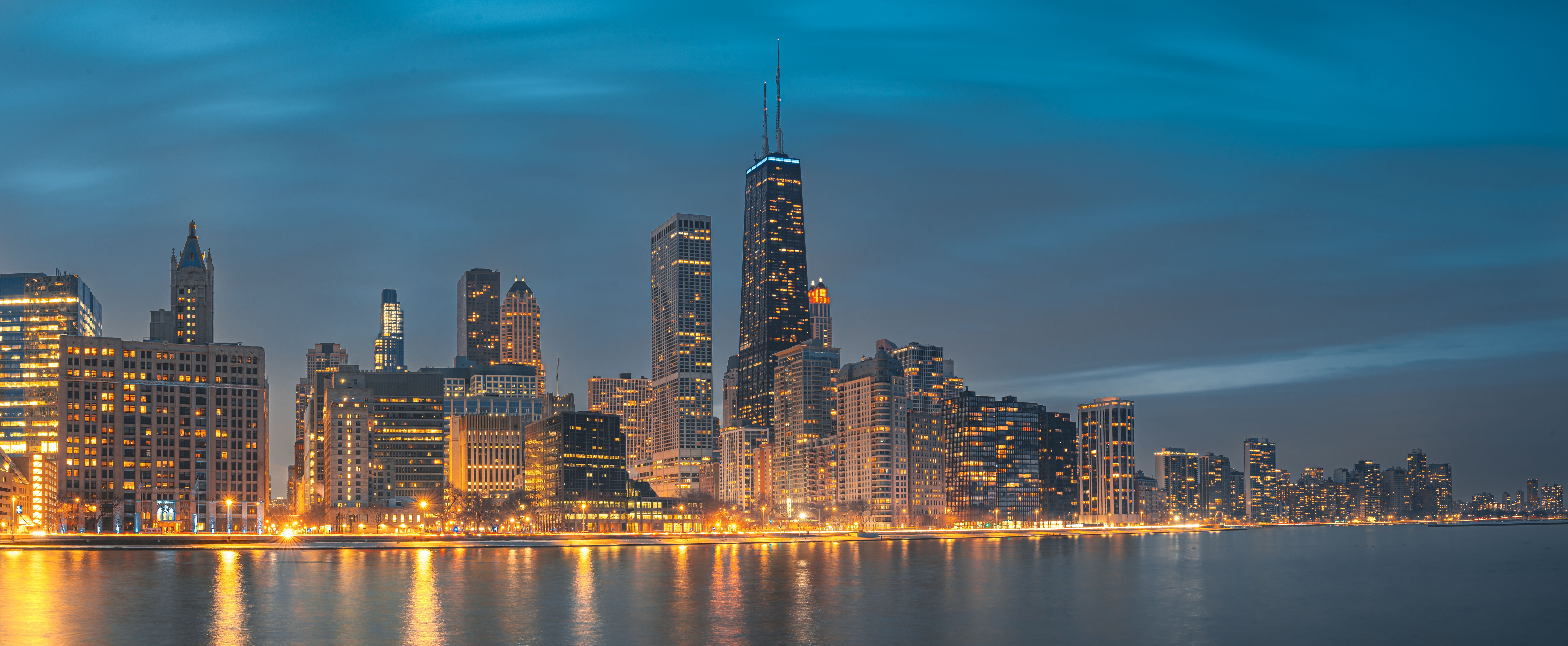 8674x3573 Chicago 8K Skyscrapers Wallpaper, HD City 4K Wallpaper, Image and Background