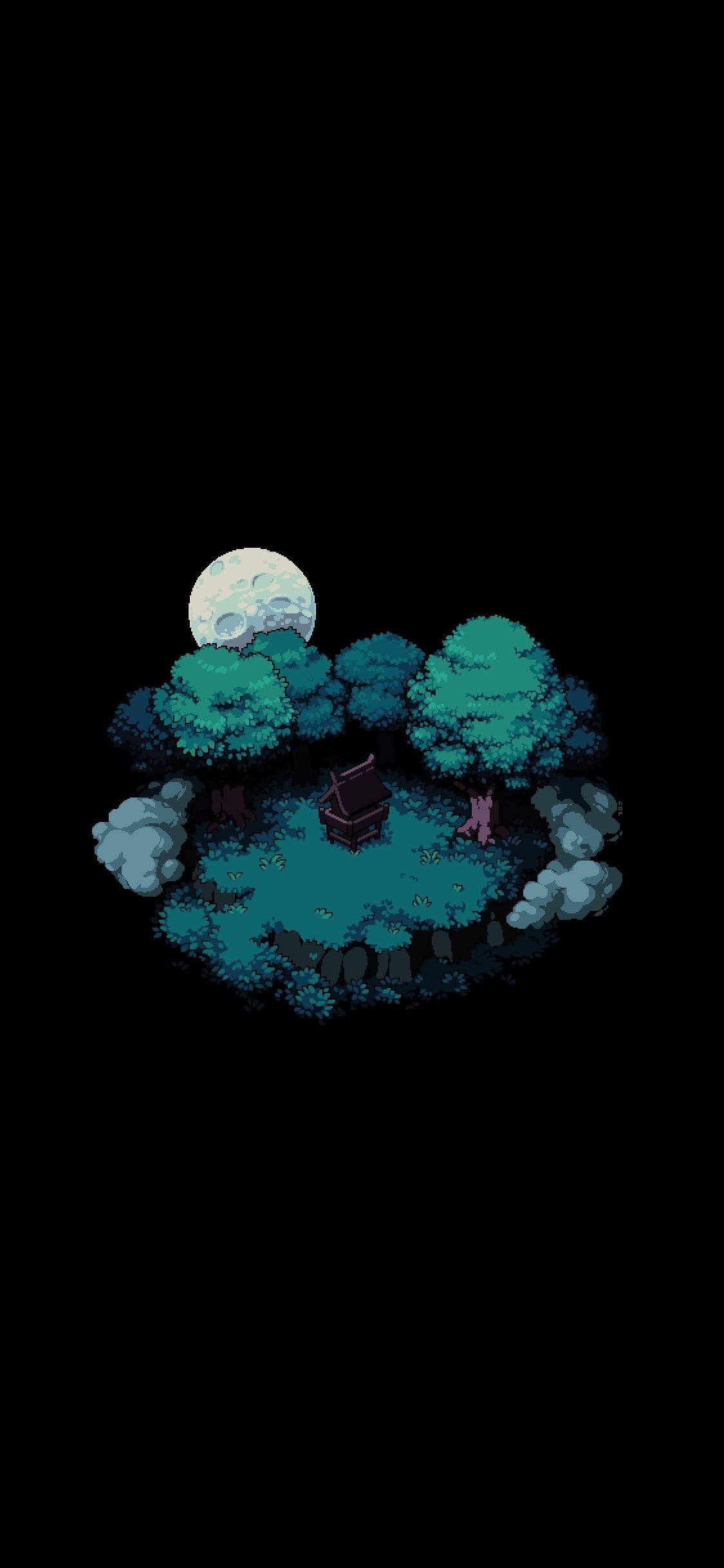 1125x2436 BLACK AMOLED WALLPAPER HD ART RPG