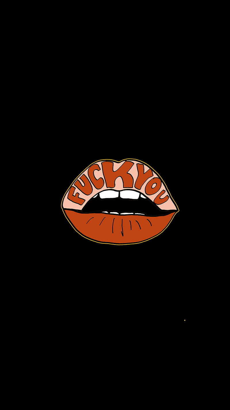 800x1422 Pop art lips, amoled, black, dark, drawing, kiss, pop art, HD phone wallpaper