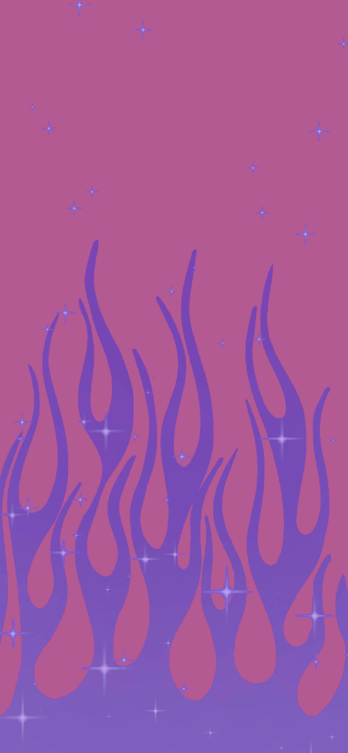 1183x2560 Aesthetic Pink And Purple Wallpaper