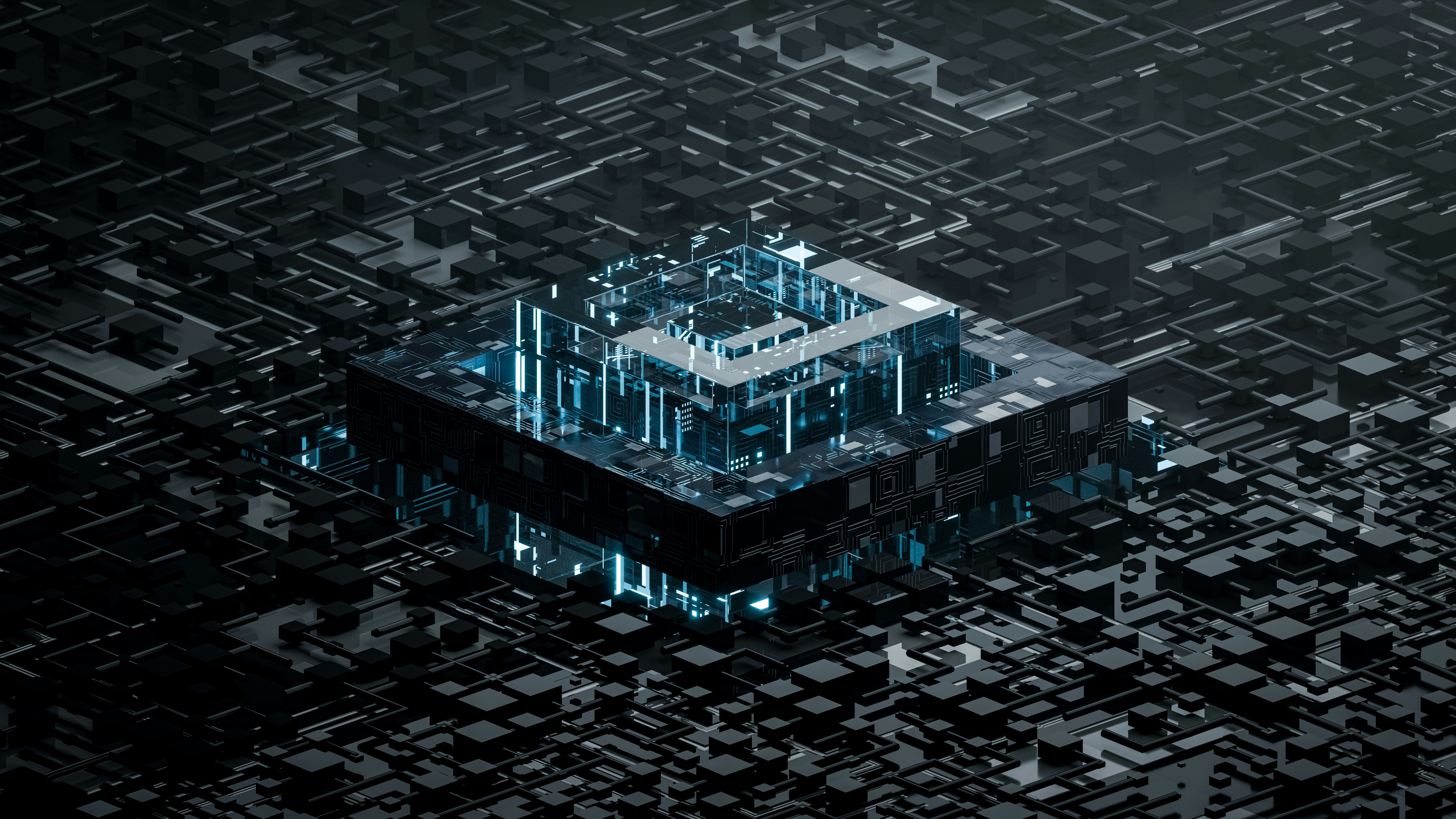 7680x4320 Building 3D Shapes Abstract 8k Wallpaper, HD Abstract Wallpaper, 4k Wallpaper, Image, Background, Photos and Picture