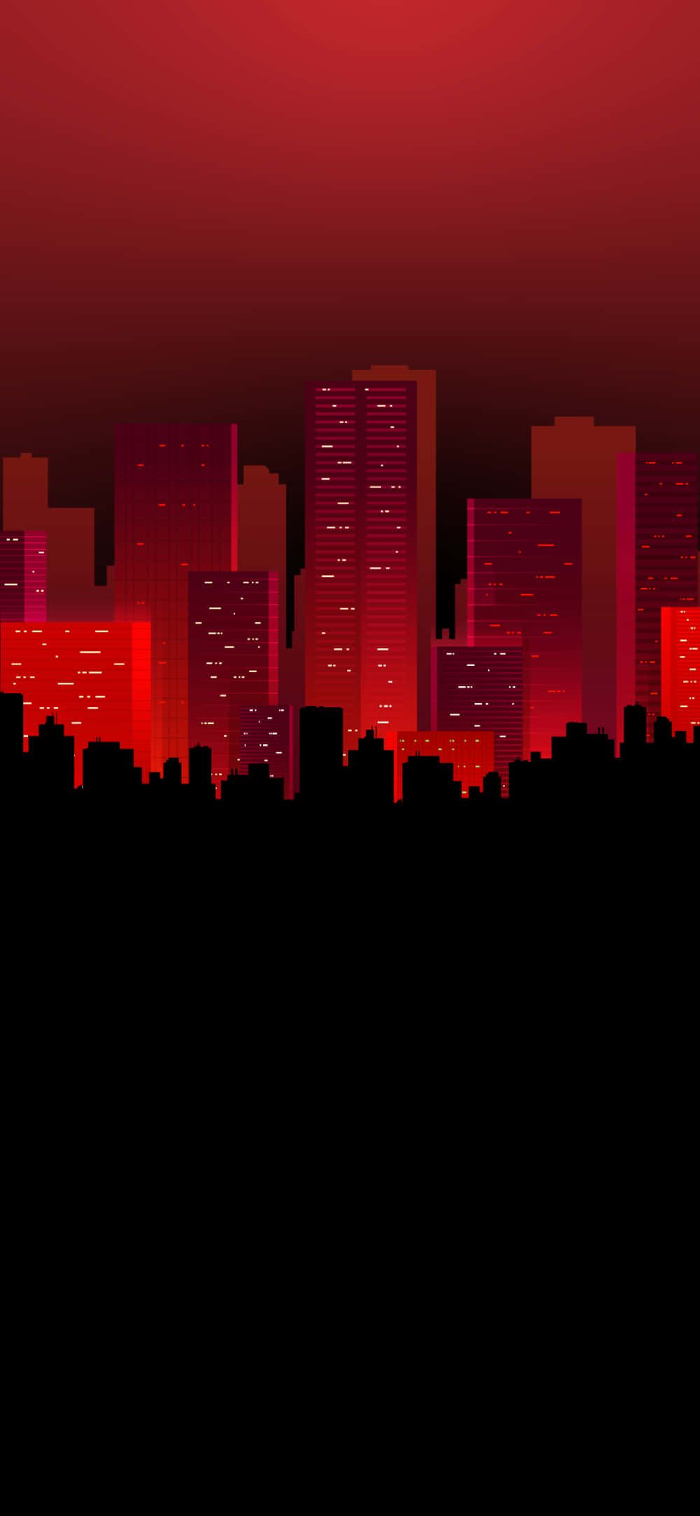 1000x2165 Download 8K Ultra HD Amoled City Skyline Wallpaper