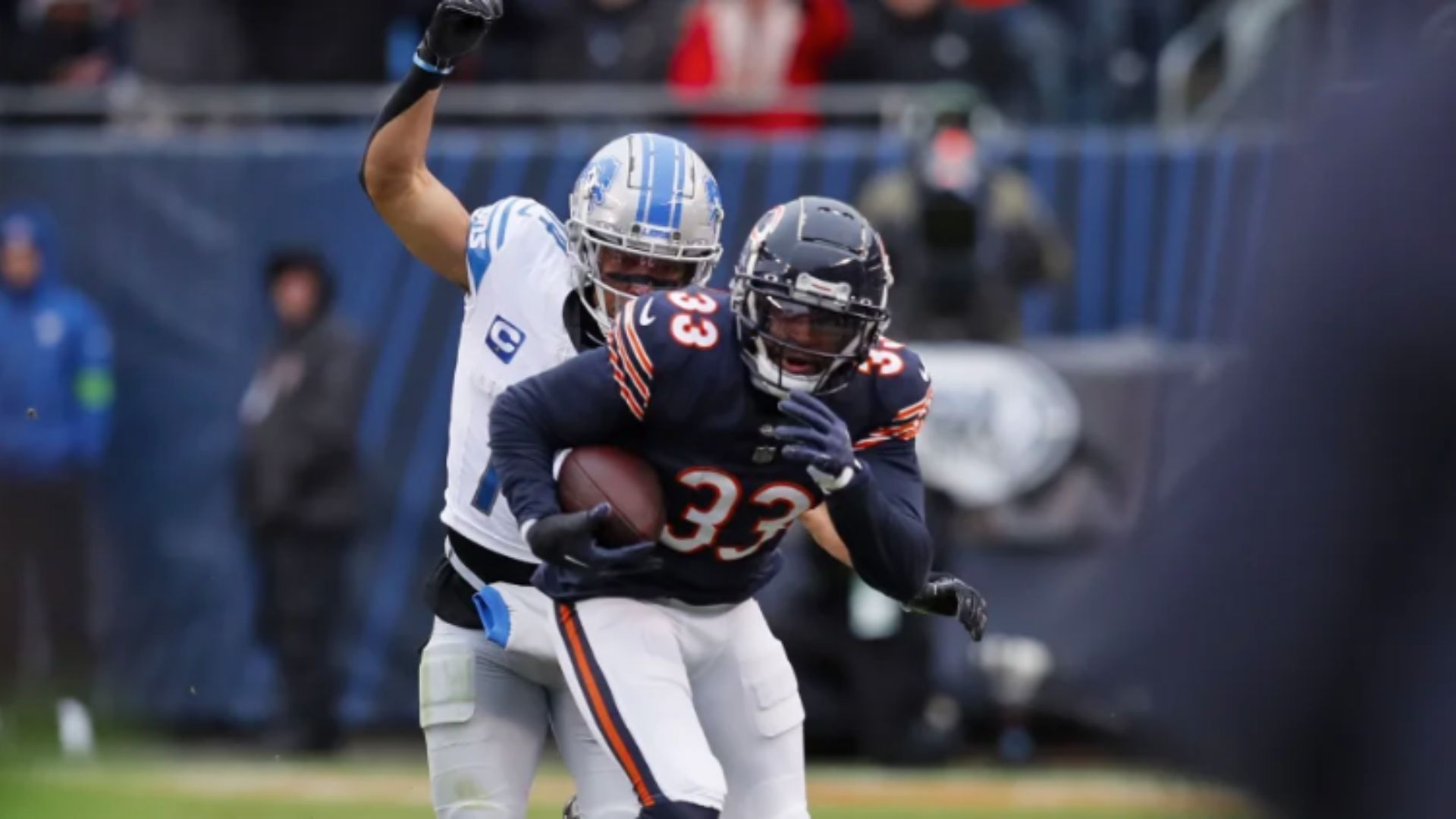 1920x1080 Former Utes star Jaylon Johnson grabs 4th INT as Bears tame Lions